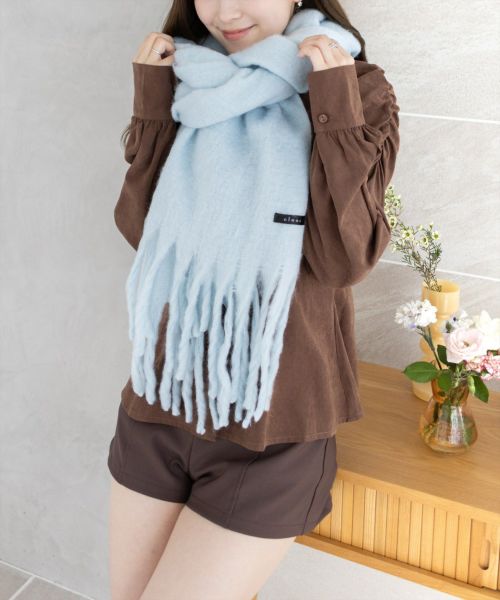 clear≪再入荷≫フリンジボリュームマフラー[CL8774] | レディース