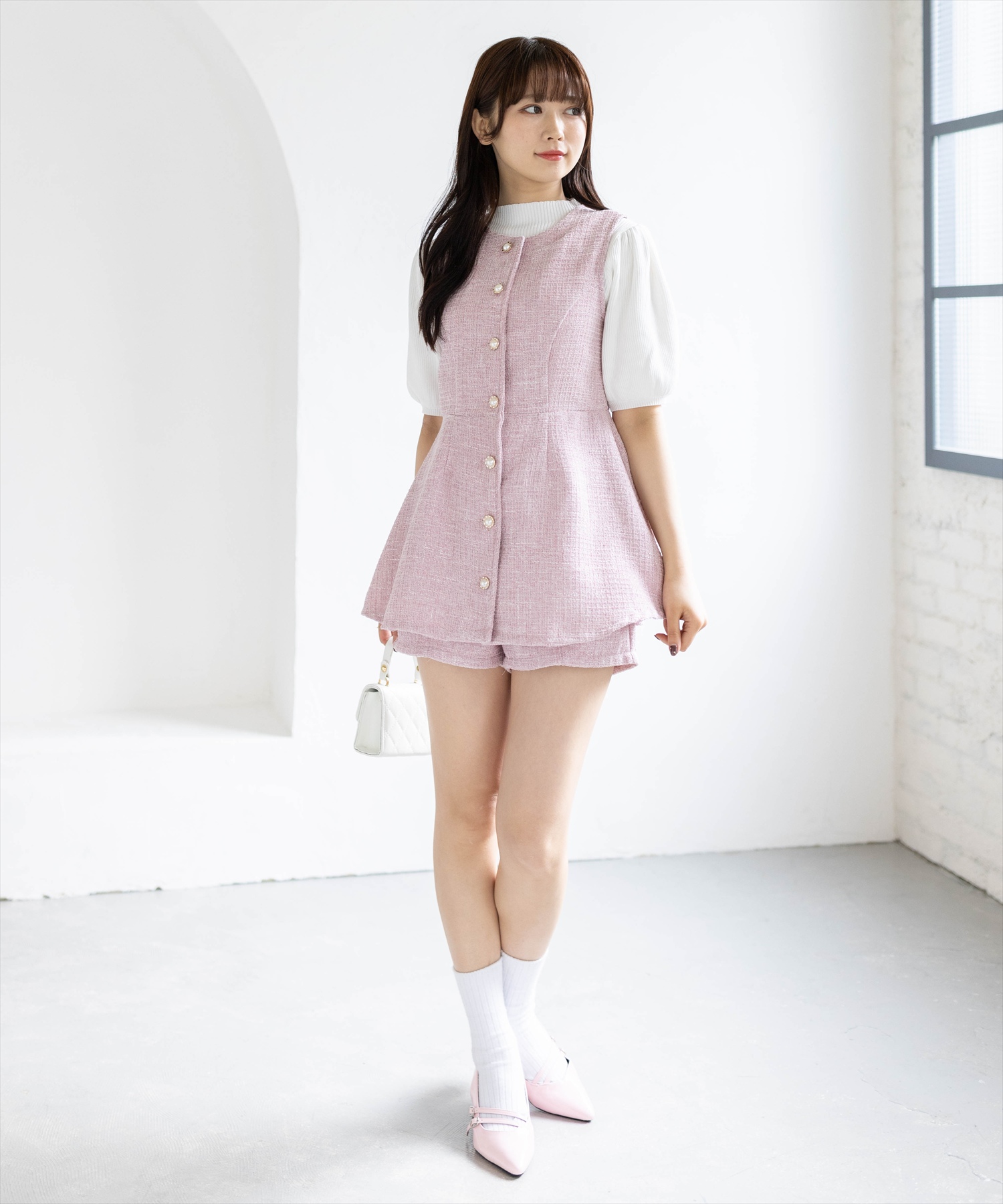 161cm/ブルー着用
