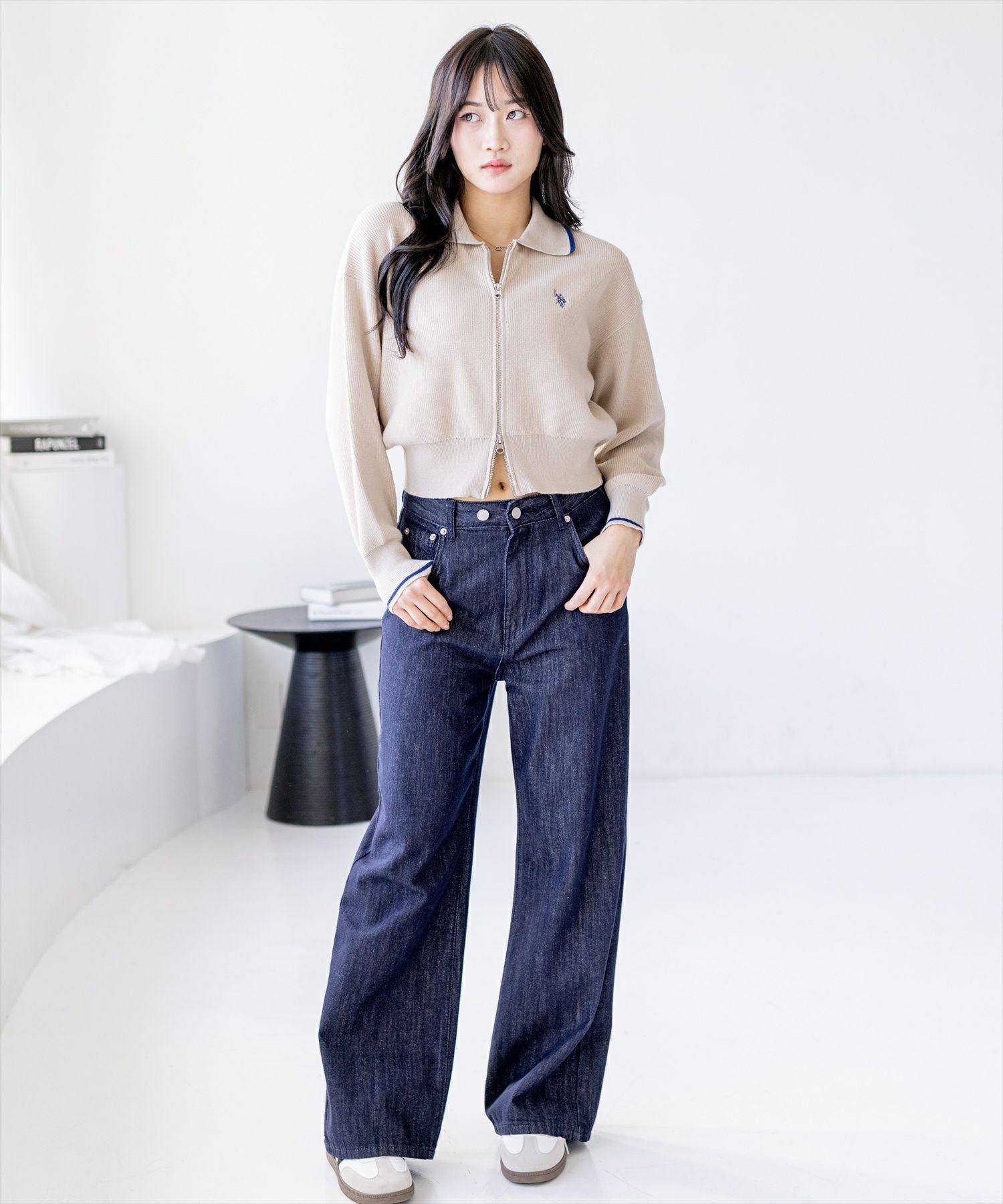 167cm/インディゴ着用