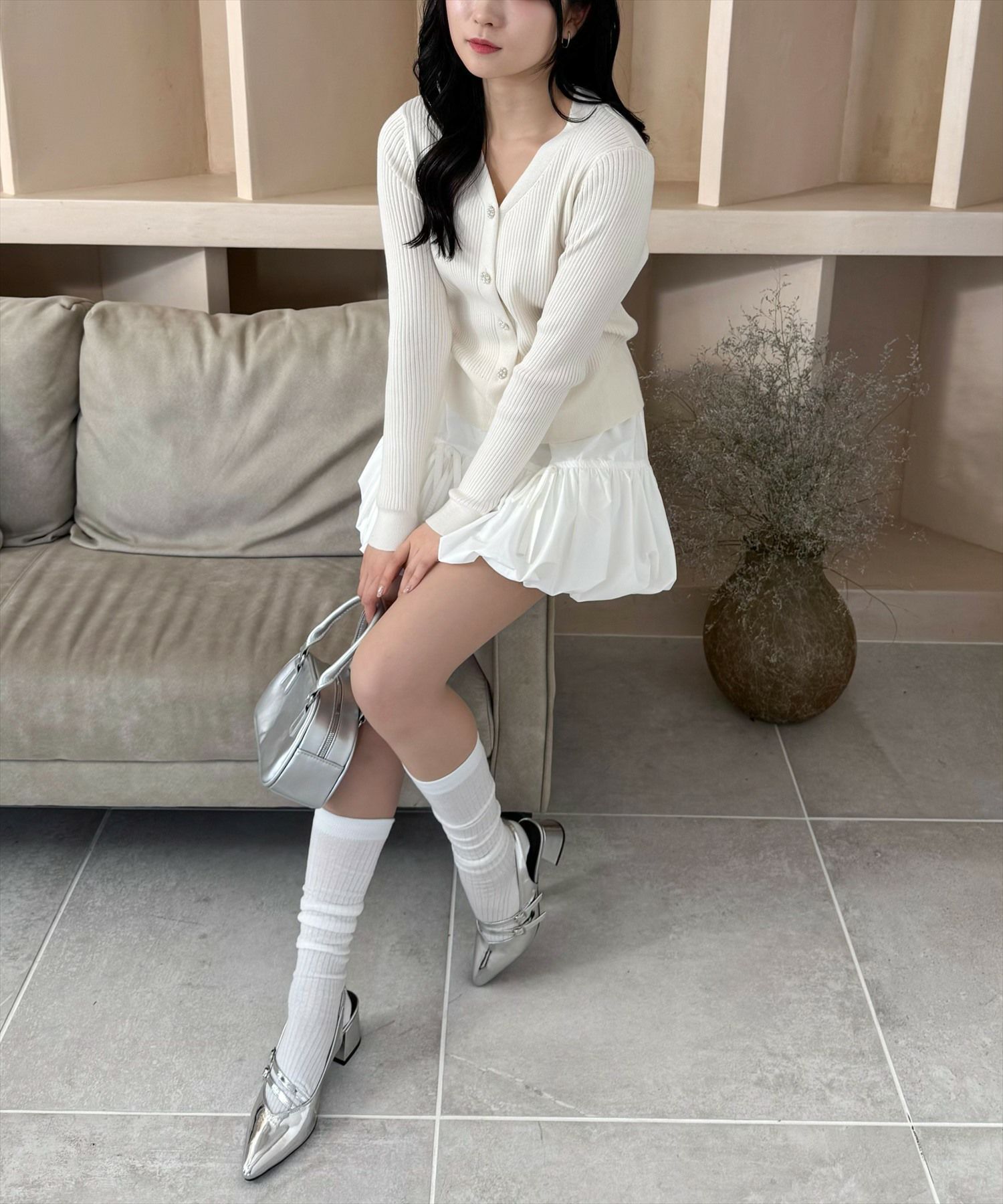 162㎝/アイボリー