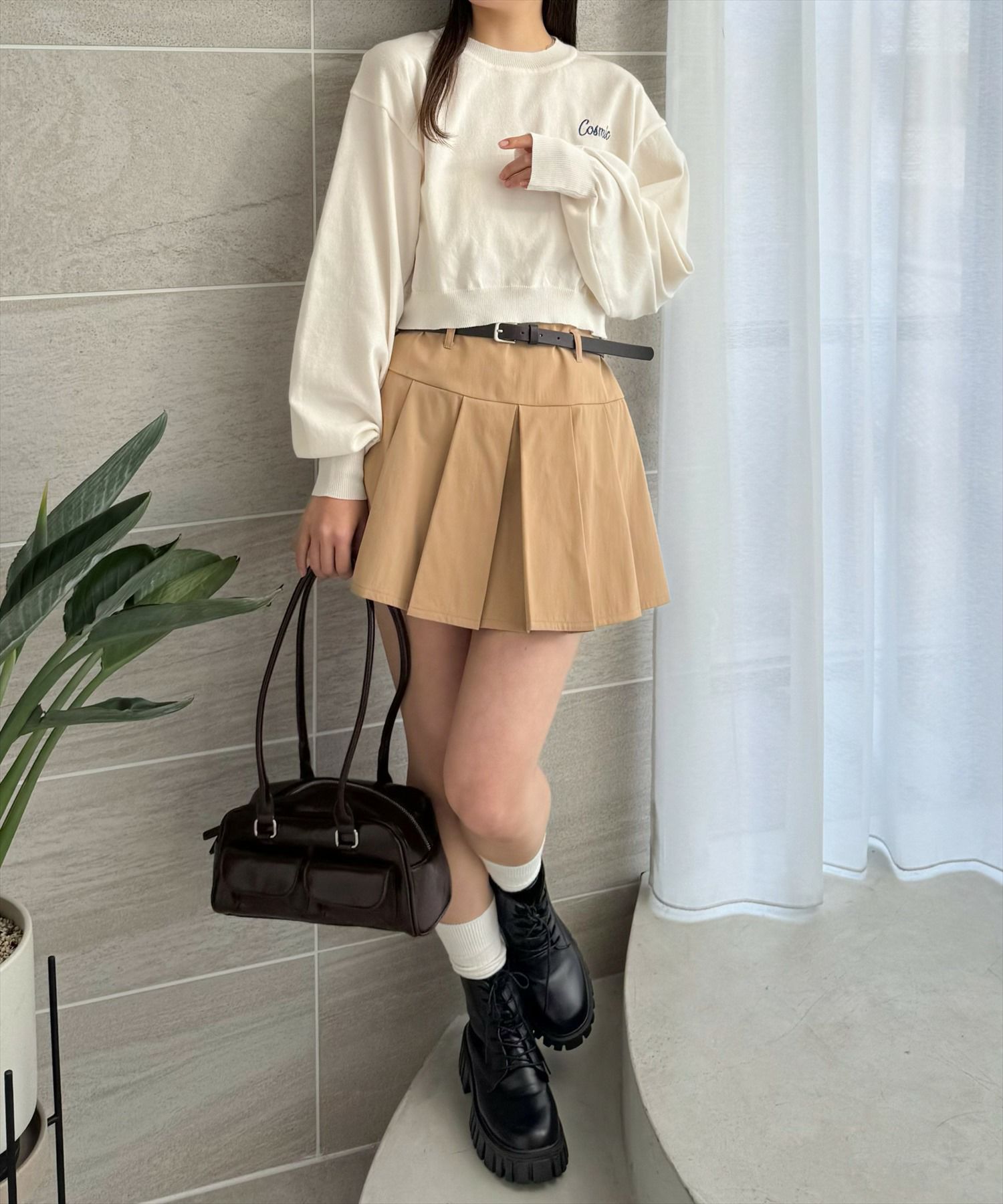 161㎝/ベージュ