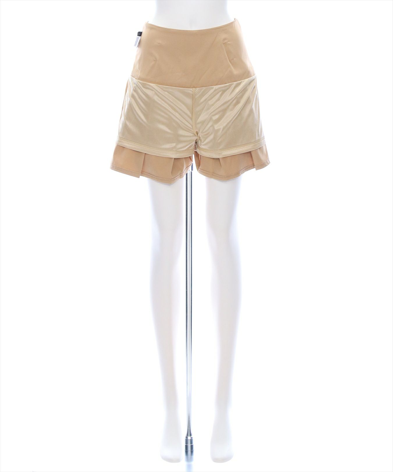 clear ベルト付きボックスプリーツミニスカート[CL8911] | レディース