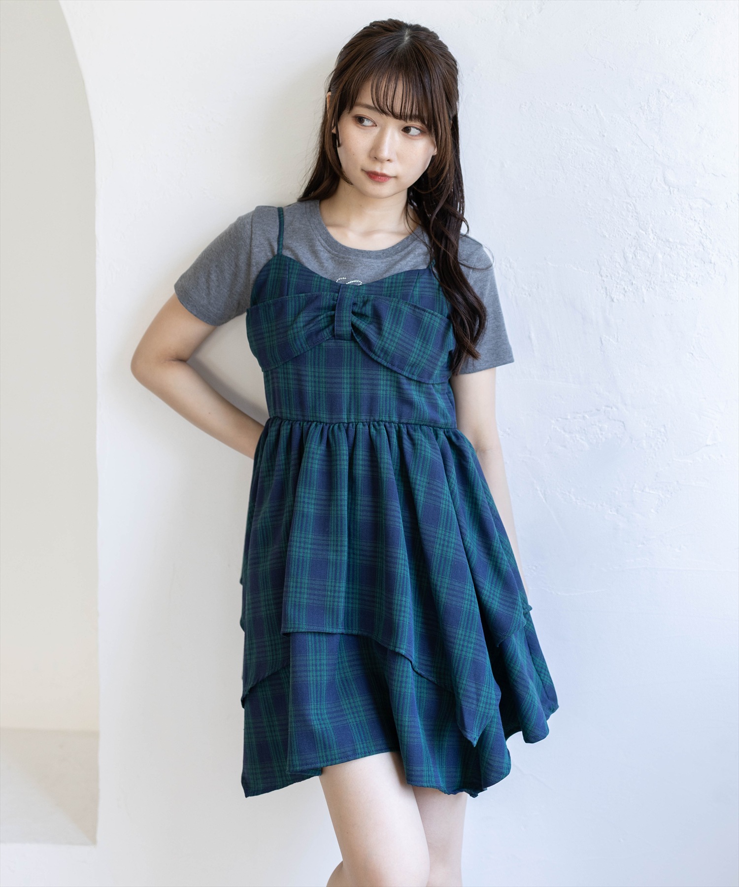 160㎝/ネイビー F着用
