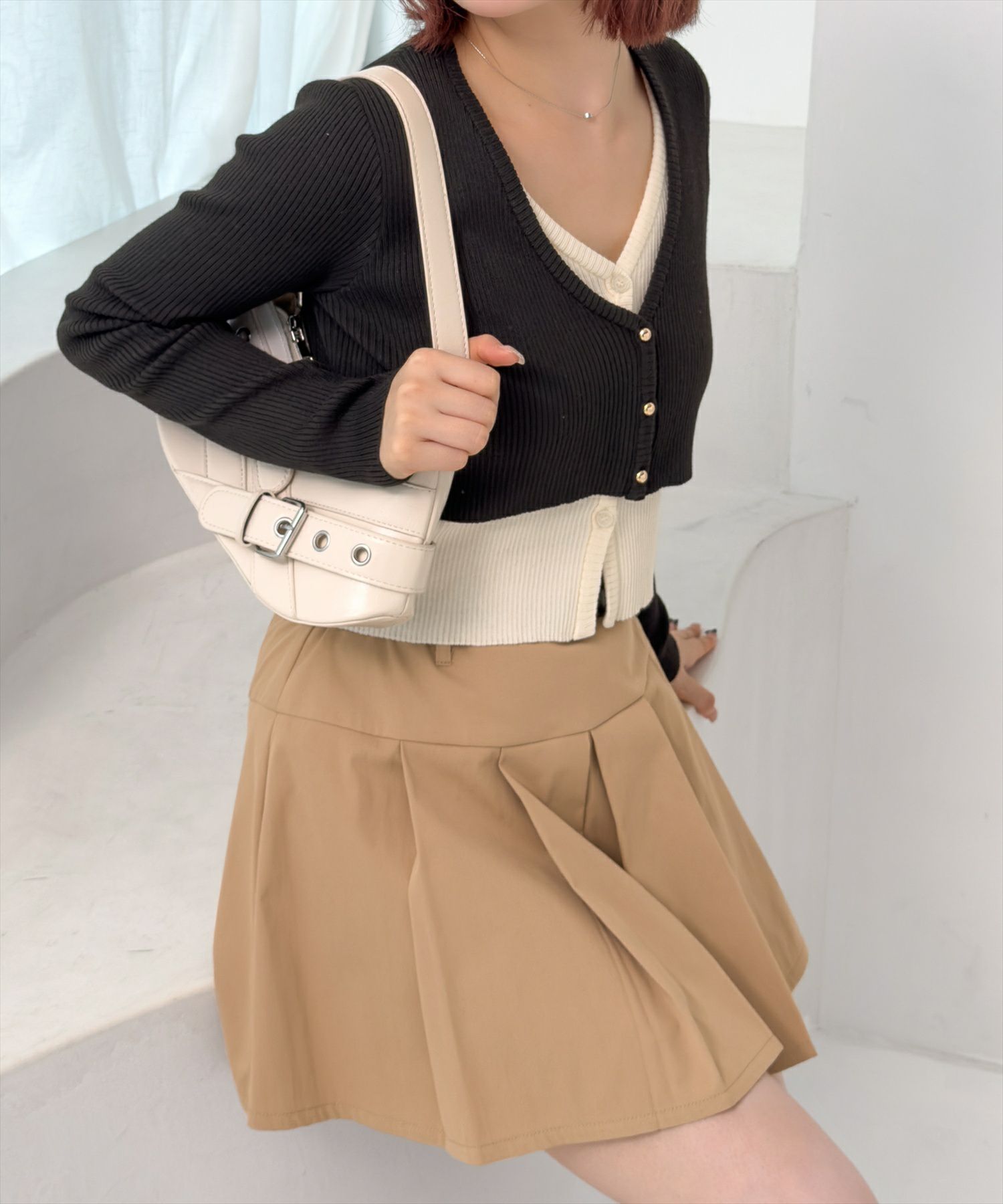 162cm/ブラック着用