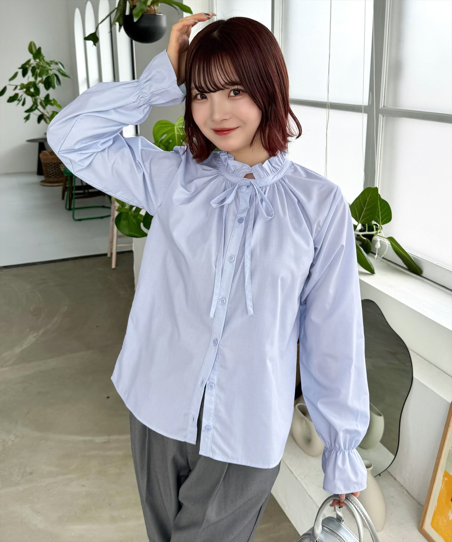 160cm/サックス着用