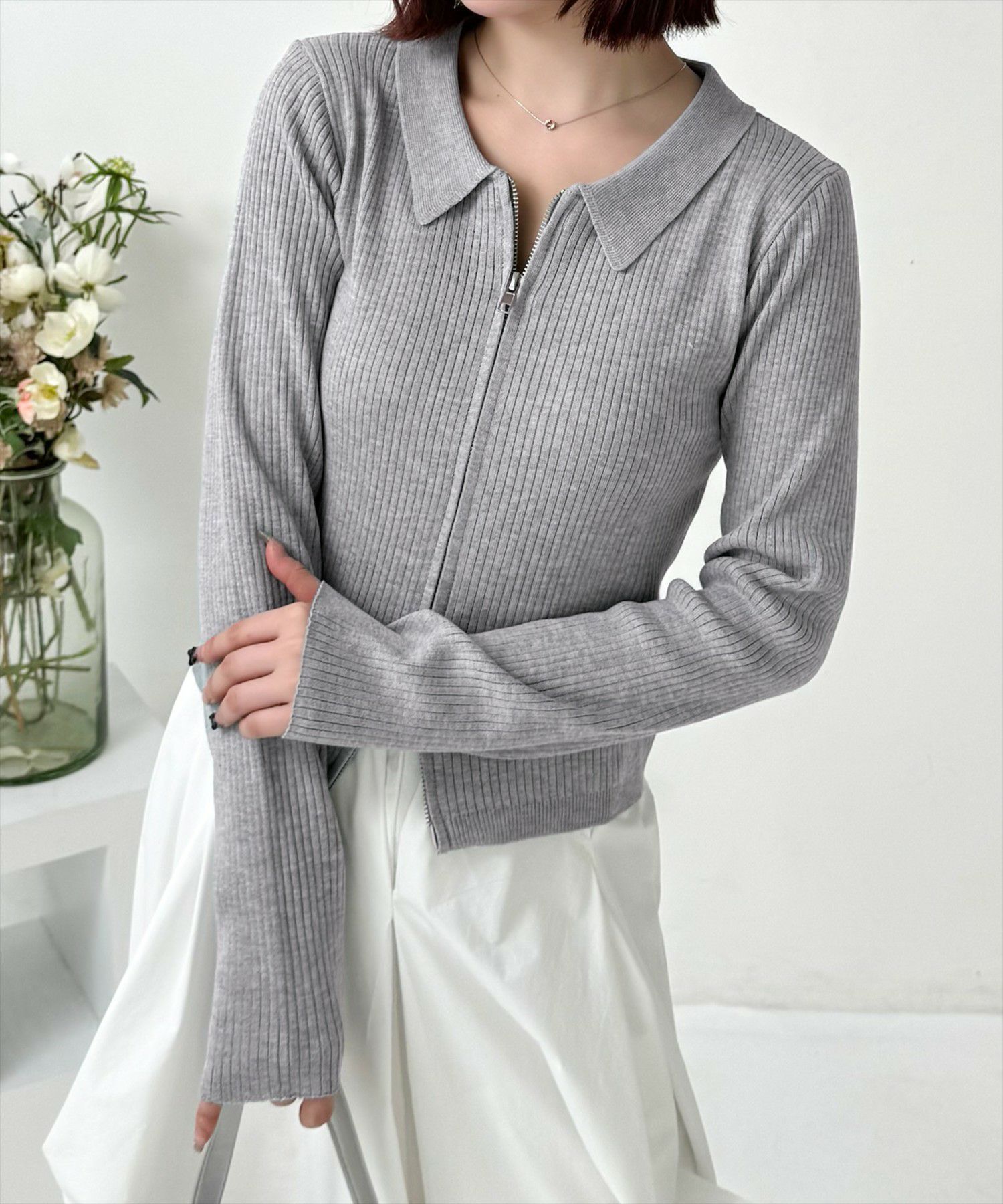 160cm/グレー着用