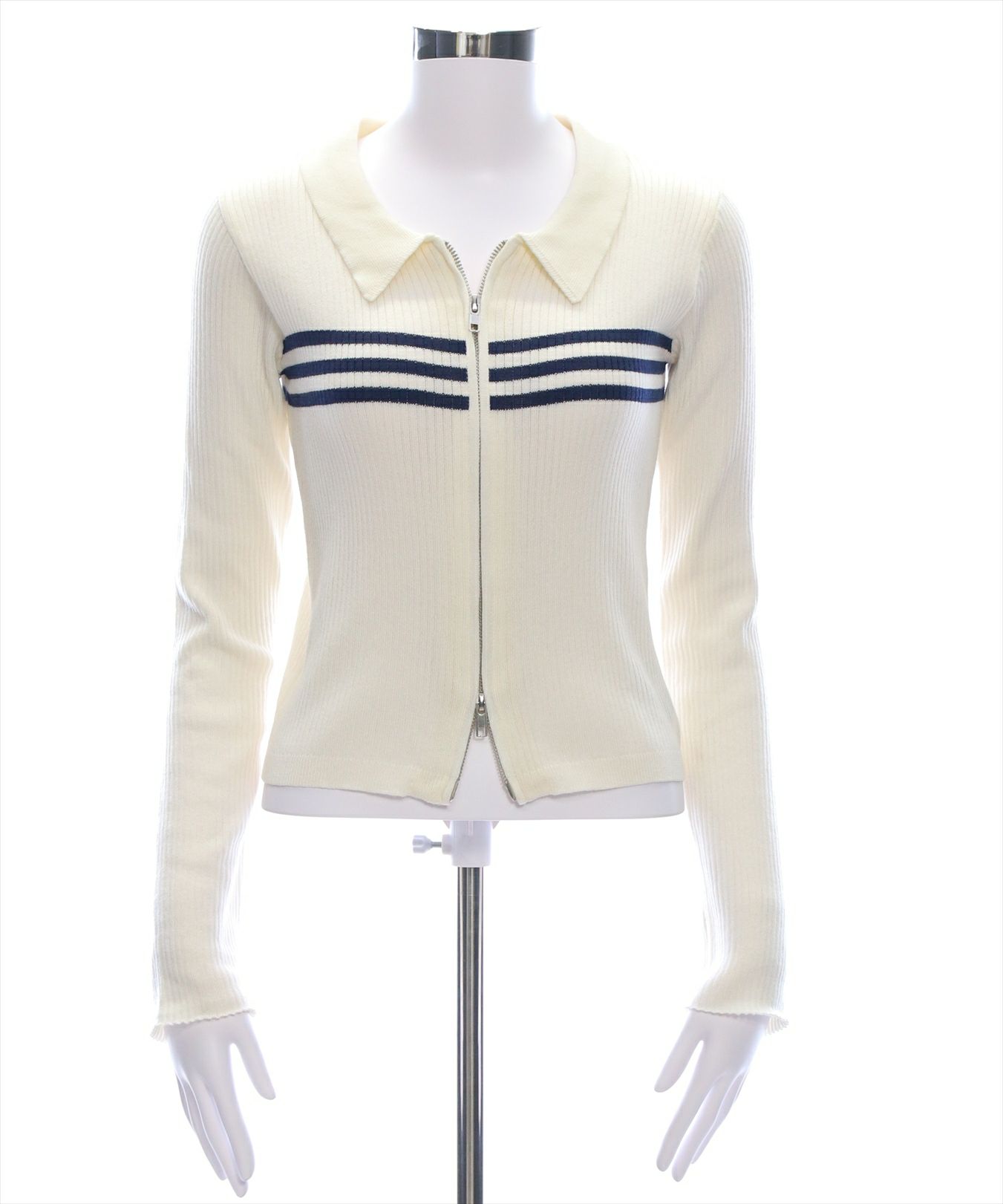 アイボリー×ネイビー