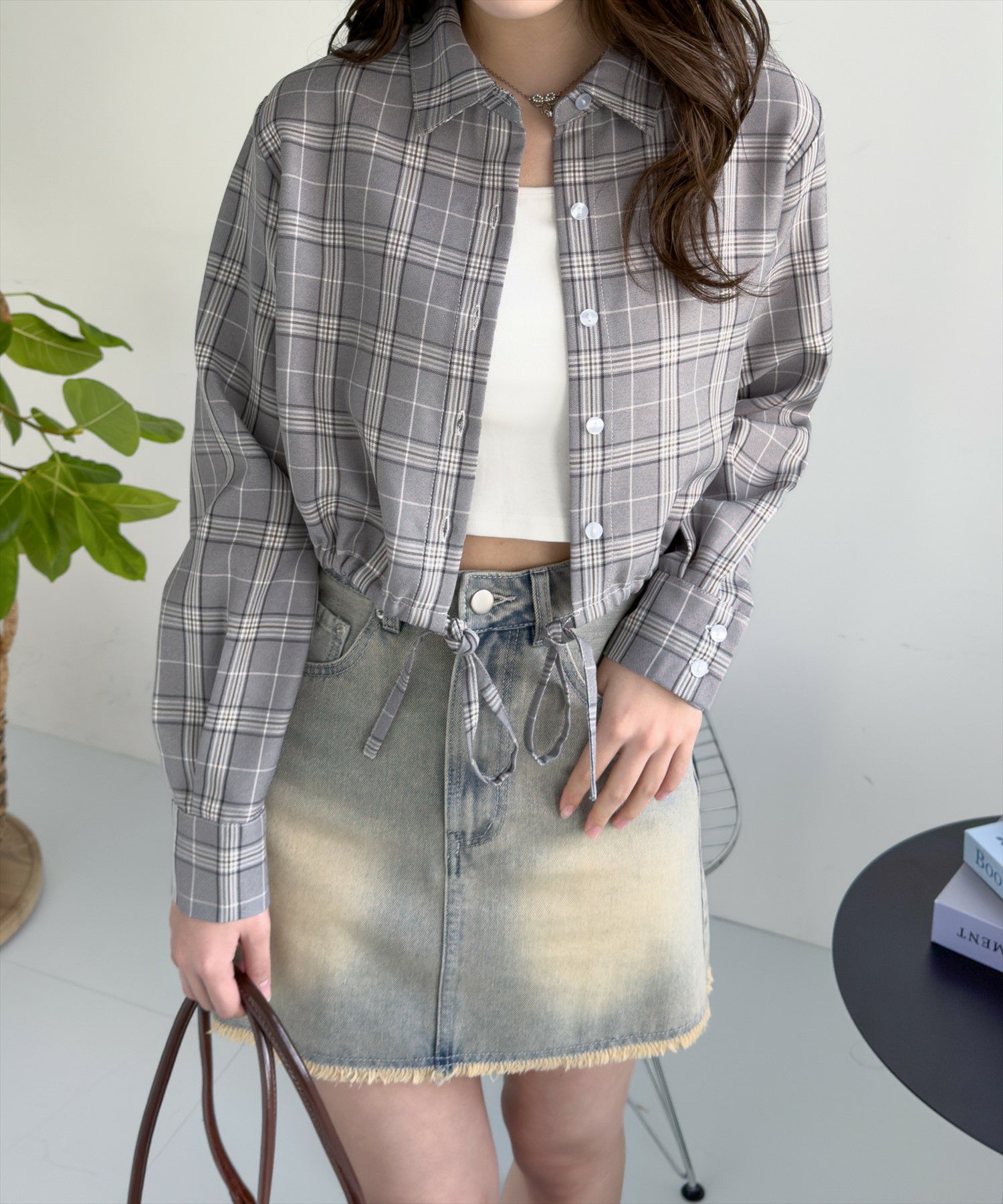 161cm/ブラック着用