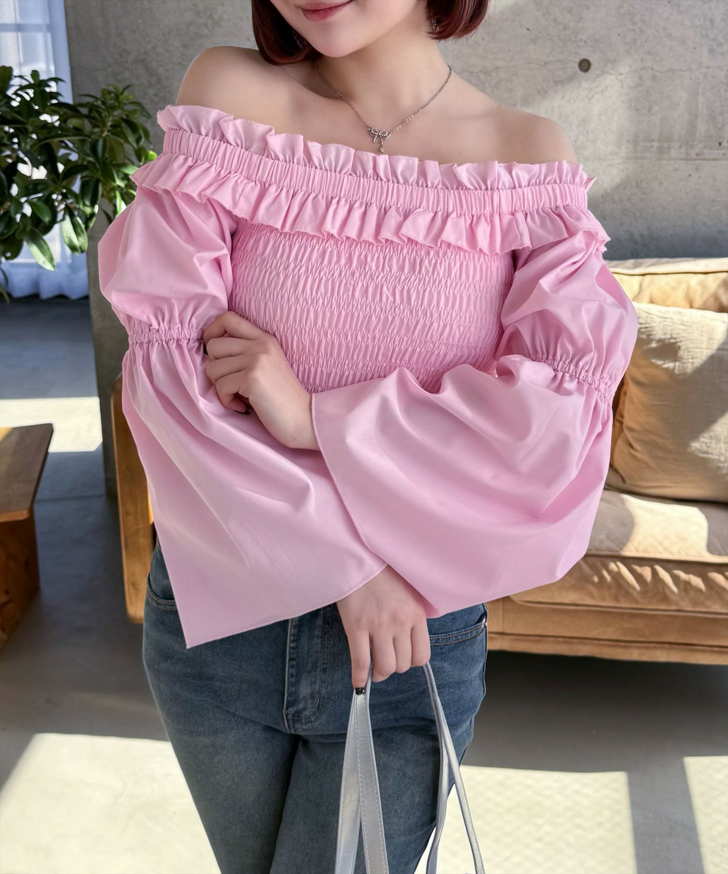 160cm/ピンク着用