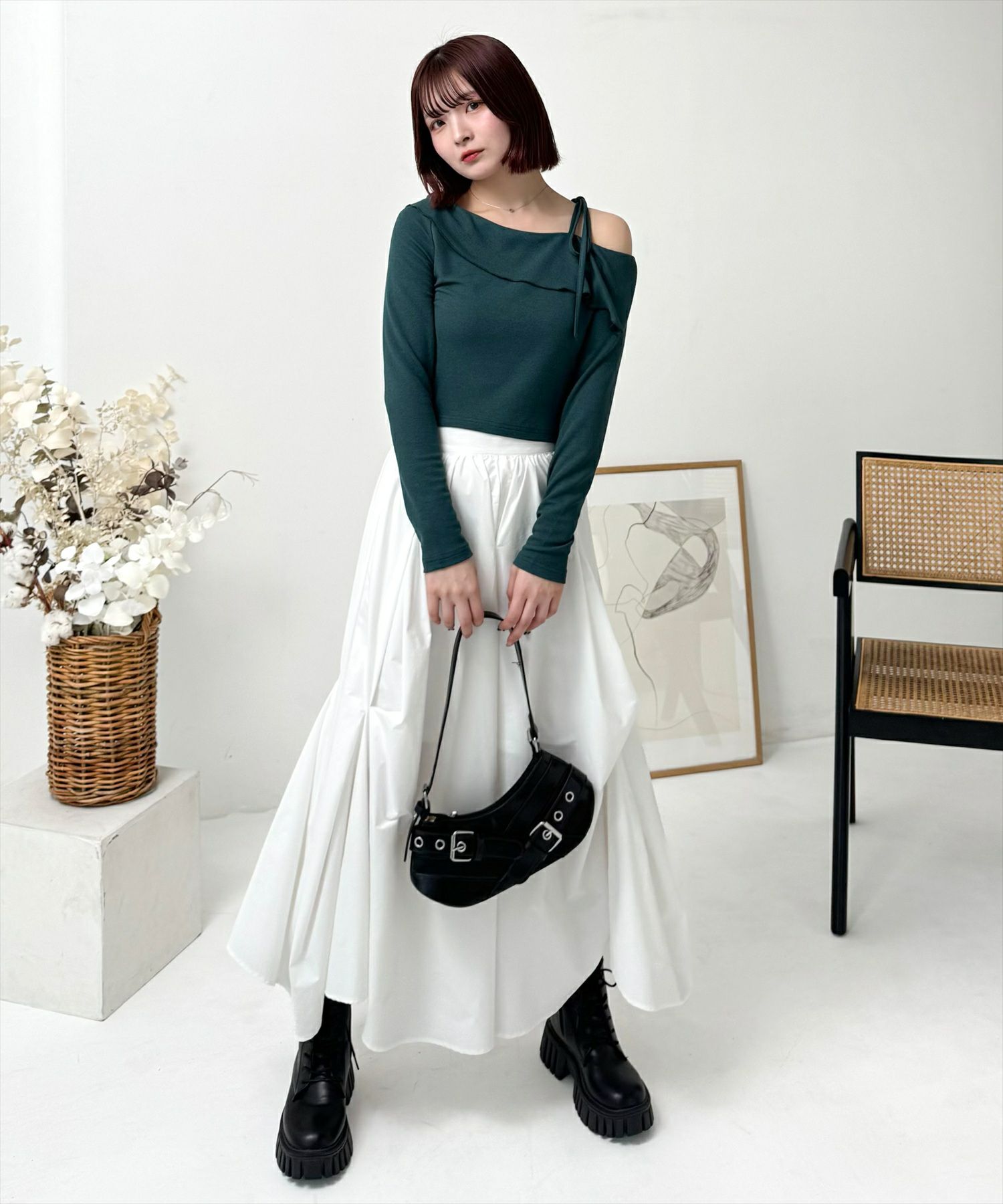 160cm/グリーン着用