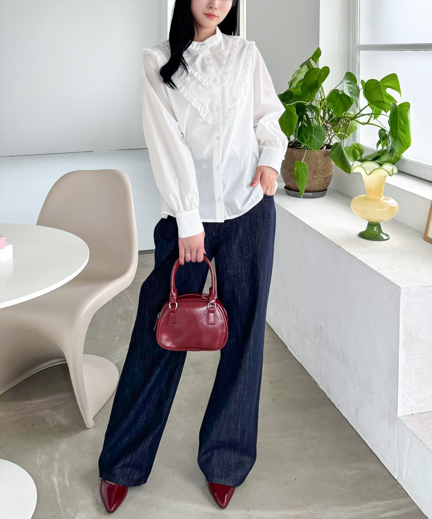 162cm/オフホワイト