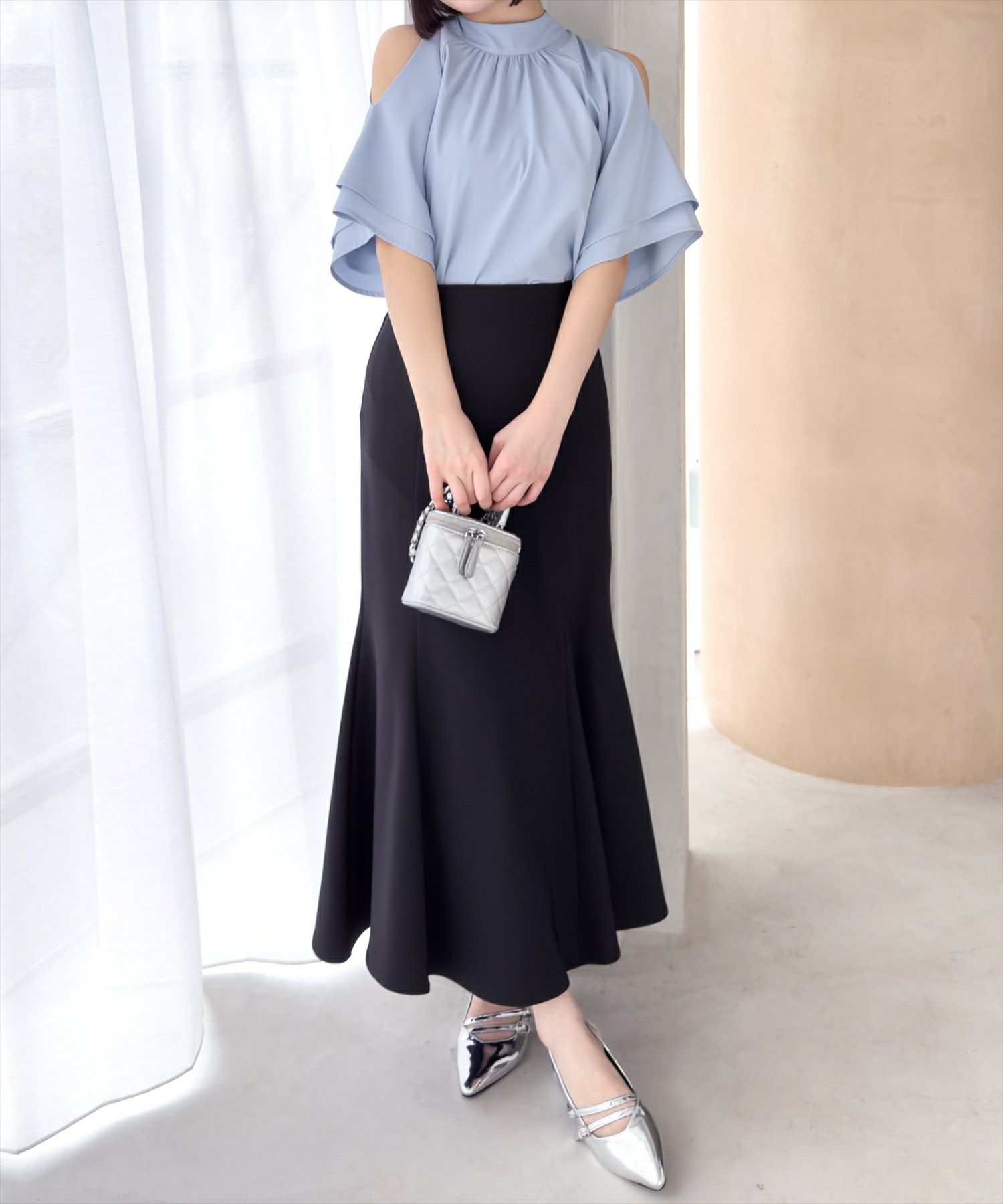 160cm/ブルーグレー着用