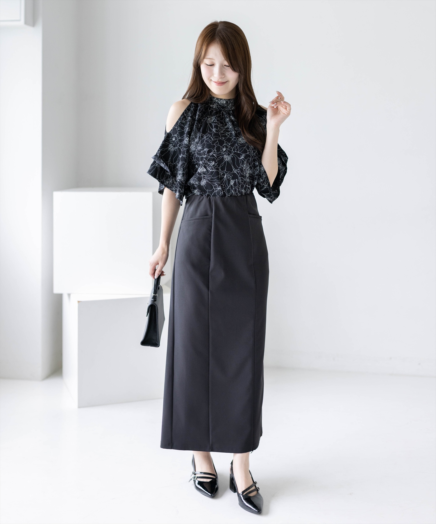 165cm/ボルドー着用