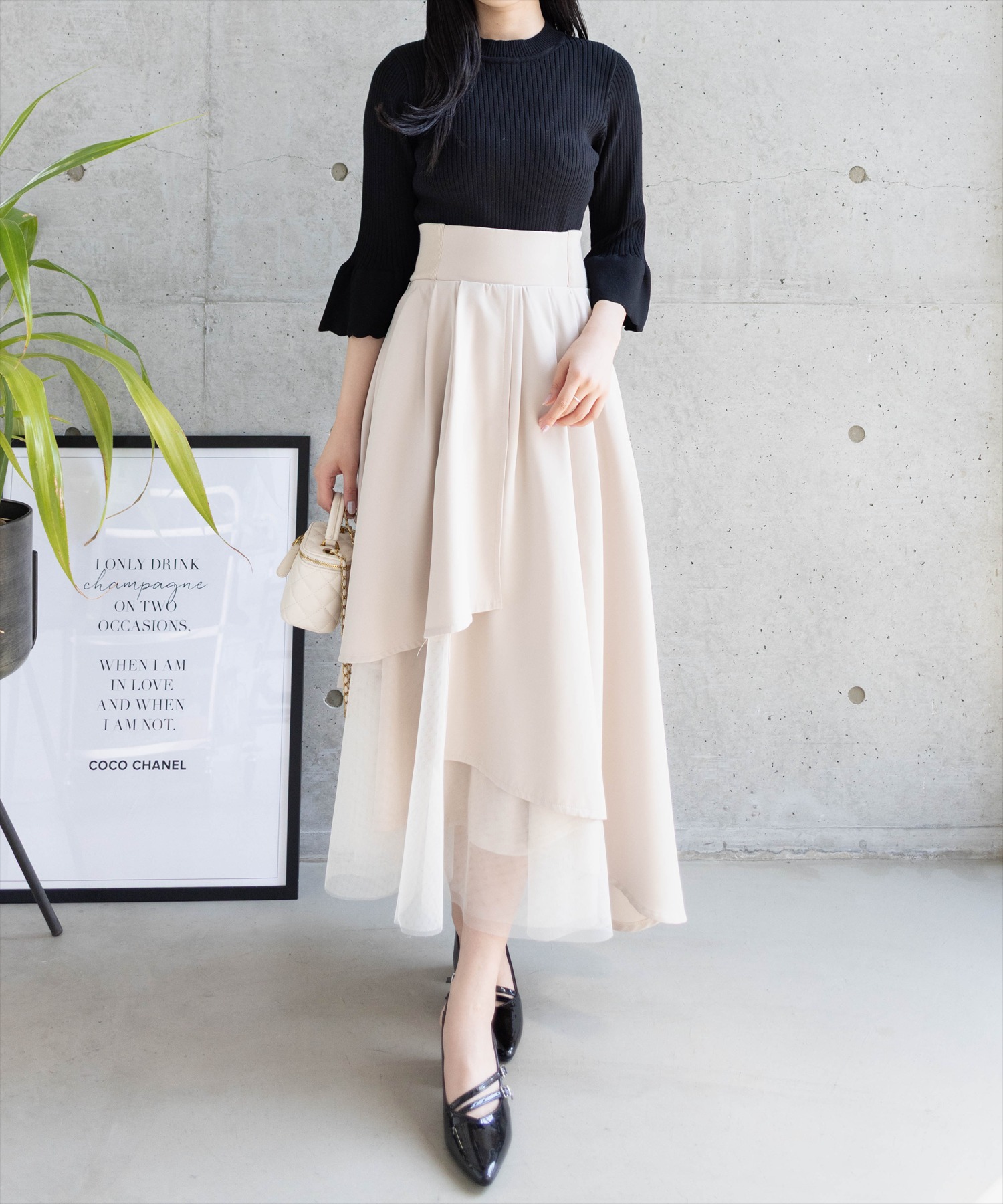 162cm/ボルドー着用