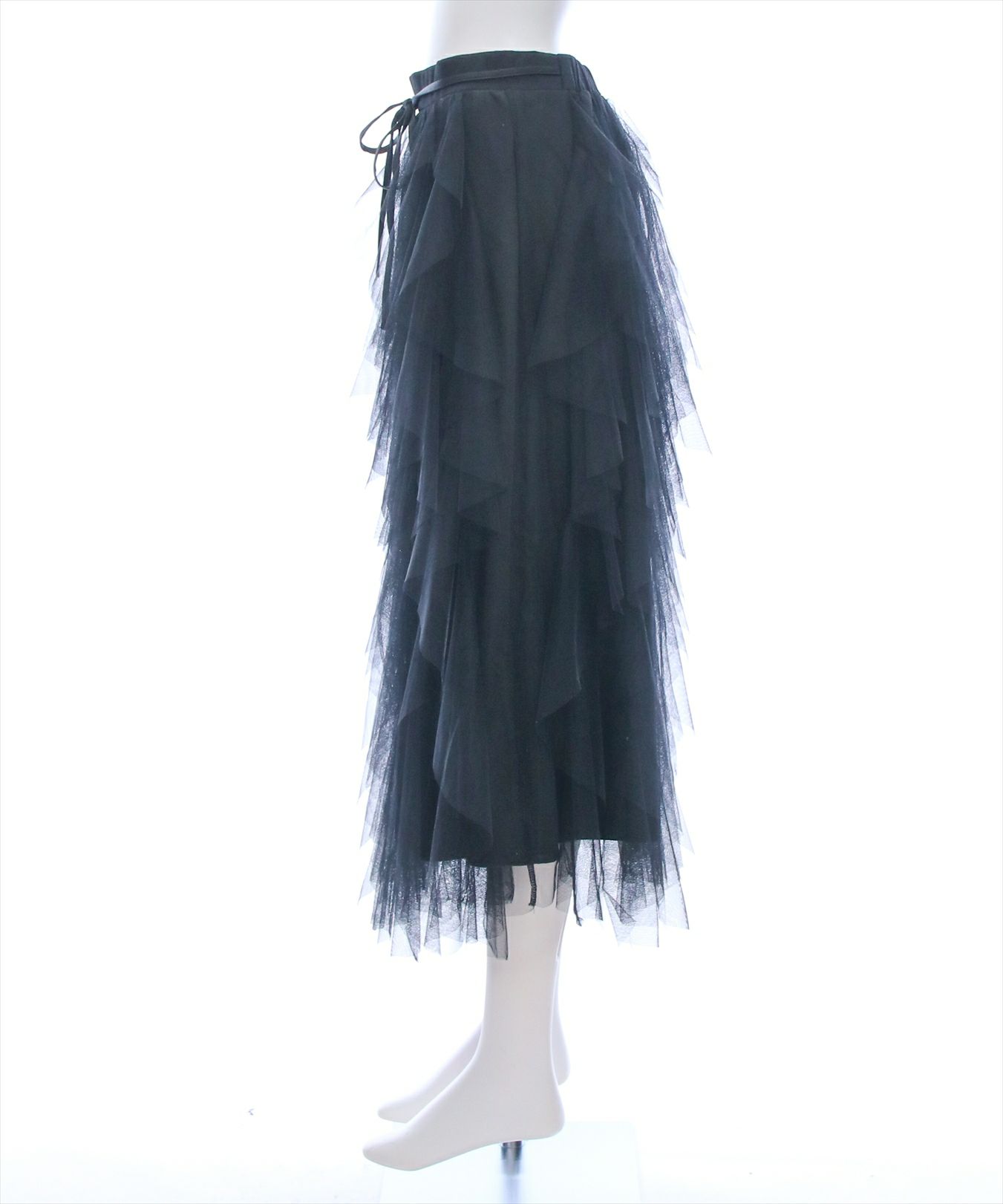 clear チュールフリルロングスカート[CL9149] | レディース