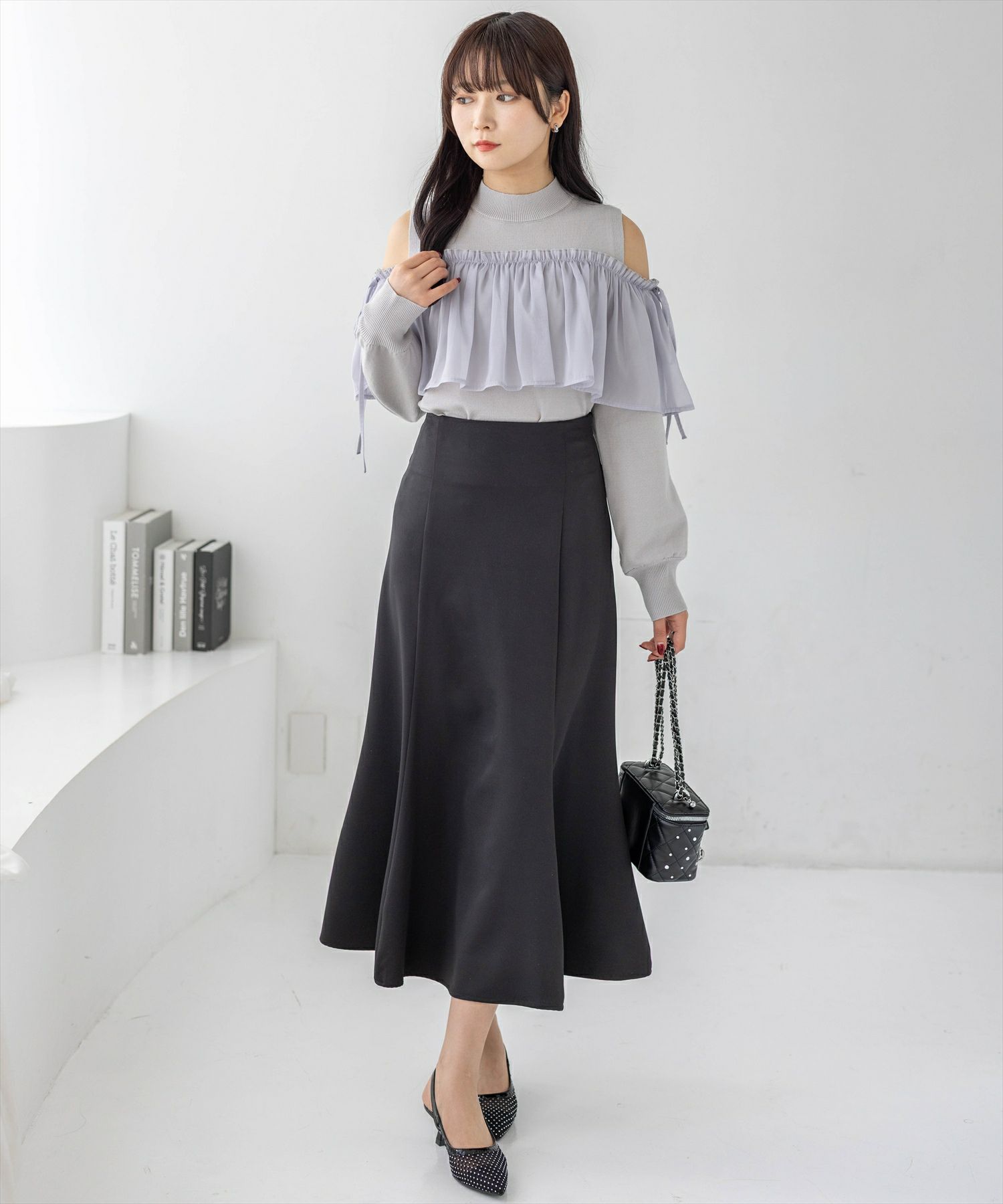 162cm/ブラック F着用