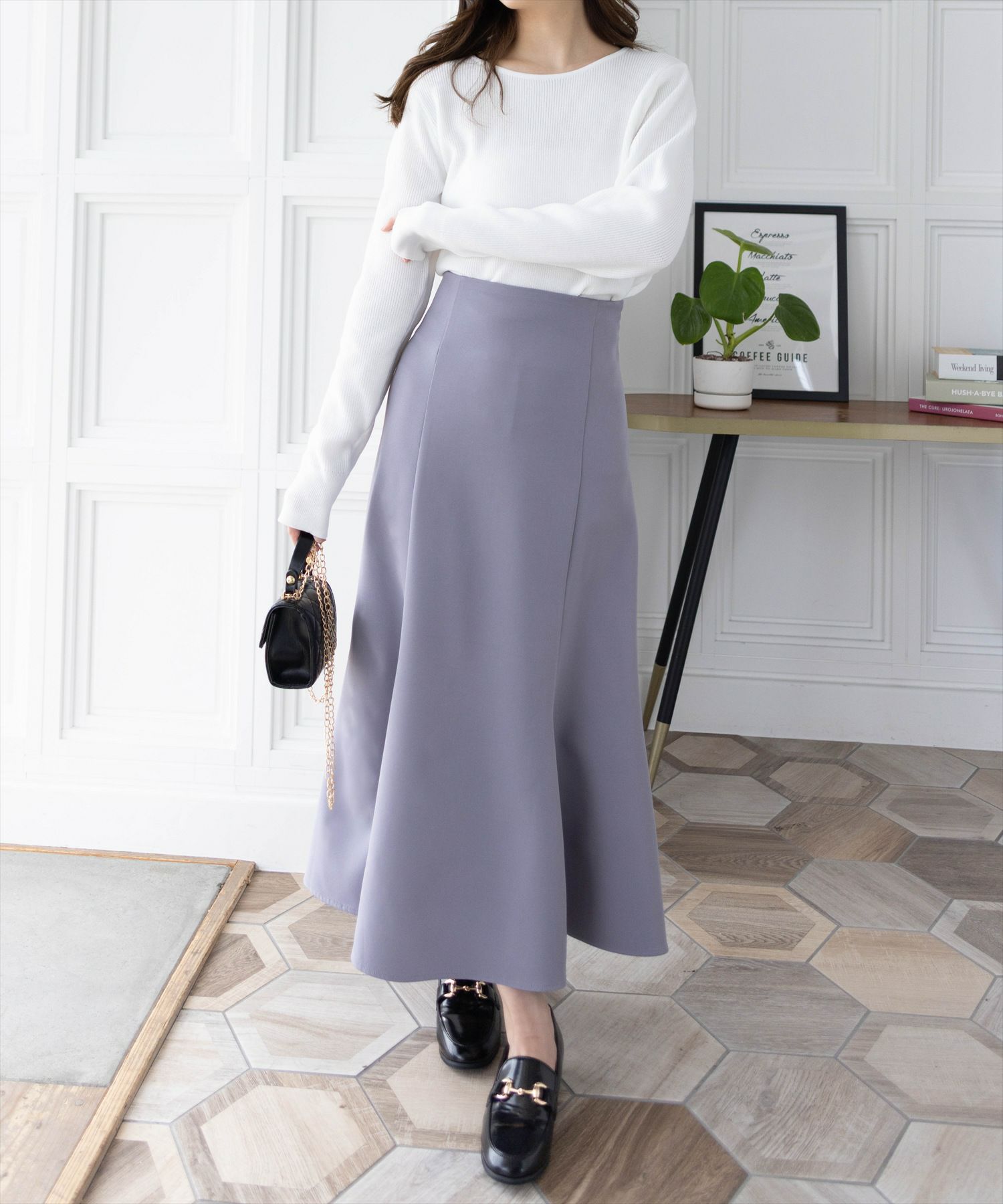 161cm/ブルーグレー