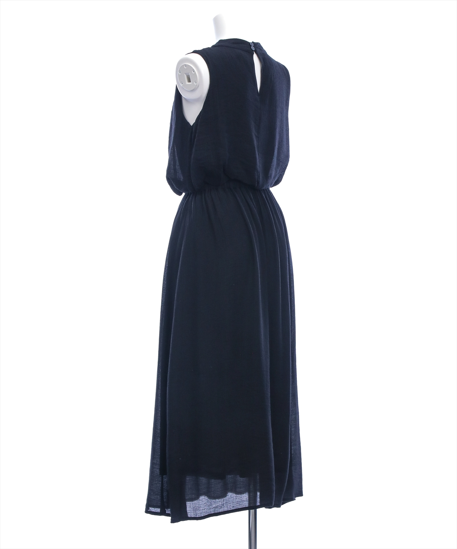 CLEAR BASIC ウエスト切替ノースリーブワンピース[CL9104