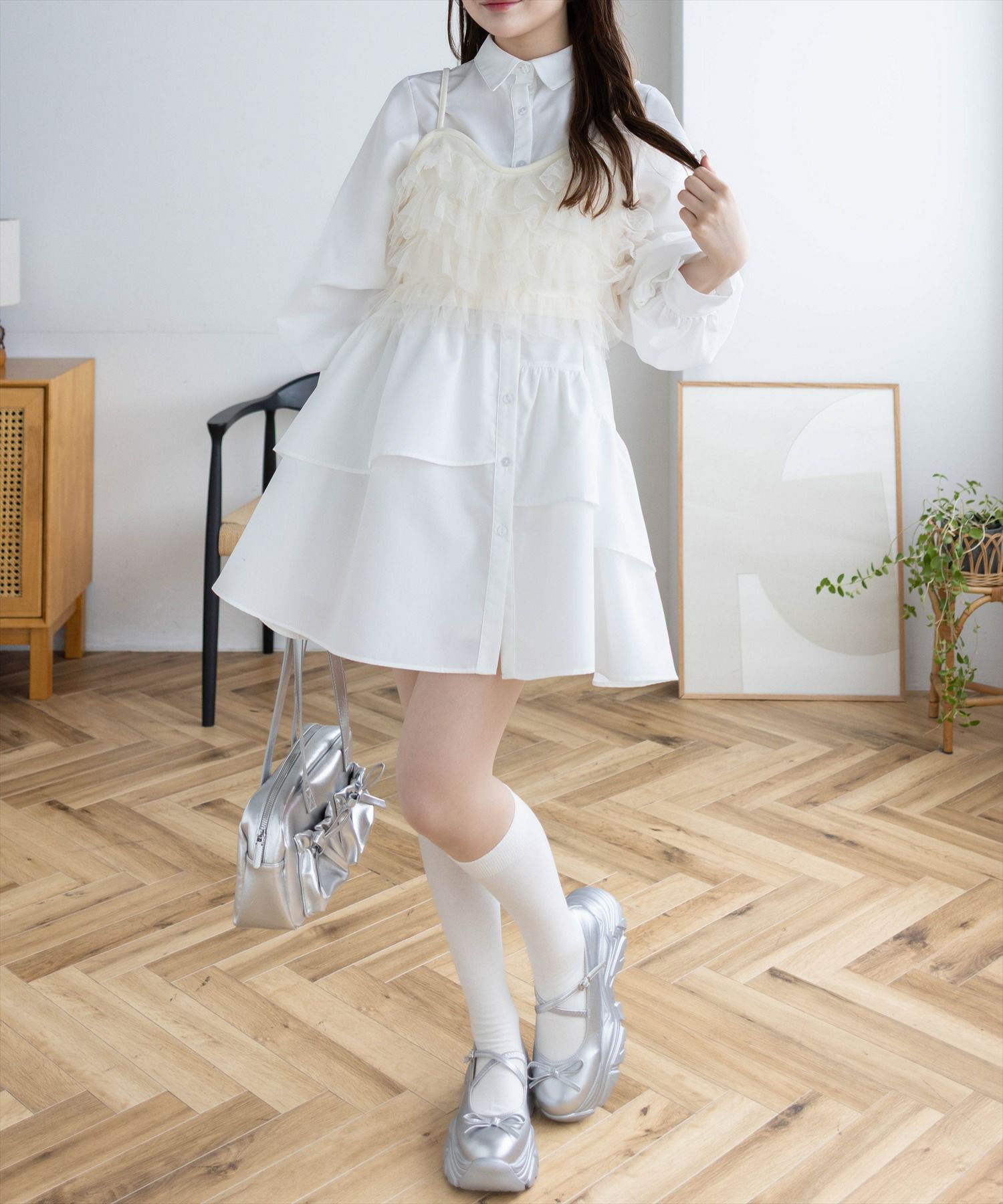 161㎝/オフホワイト