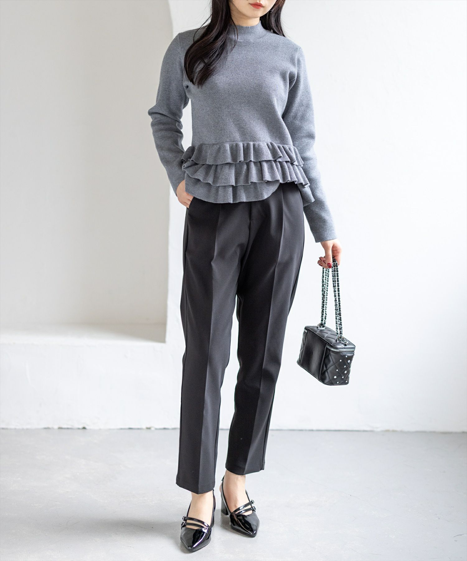 162㎝/ブラック S着用