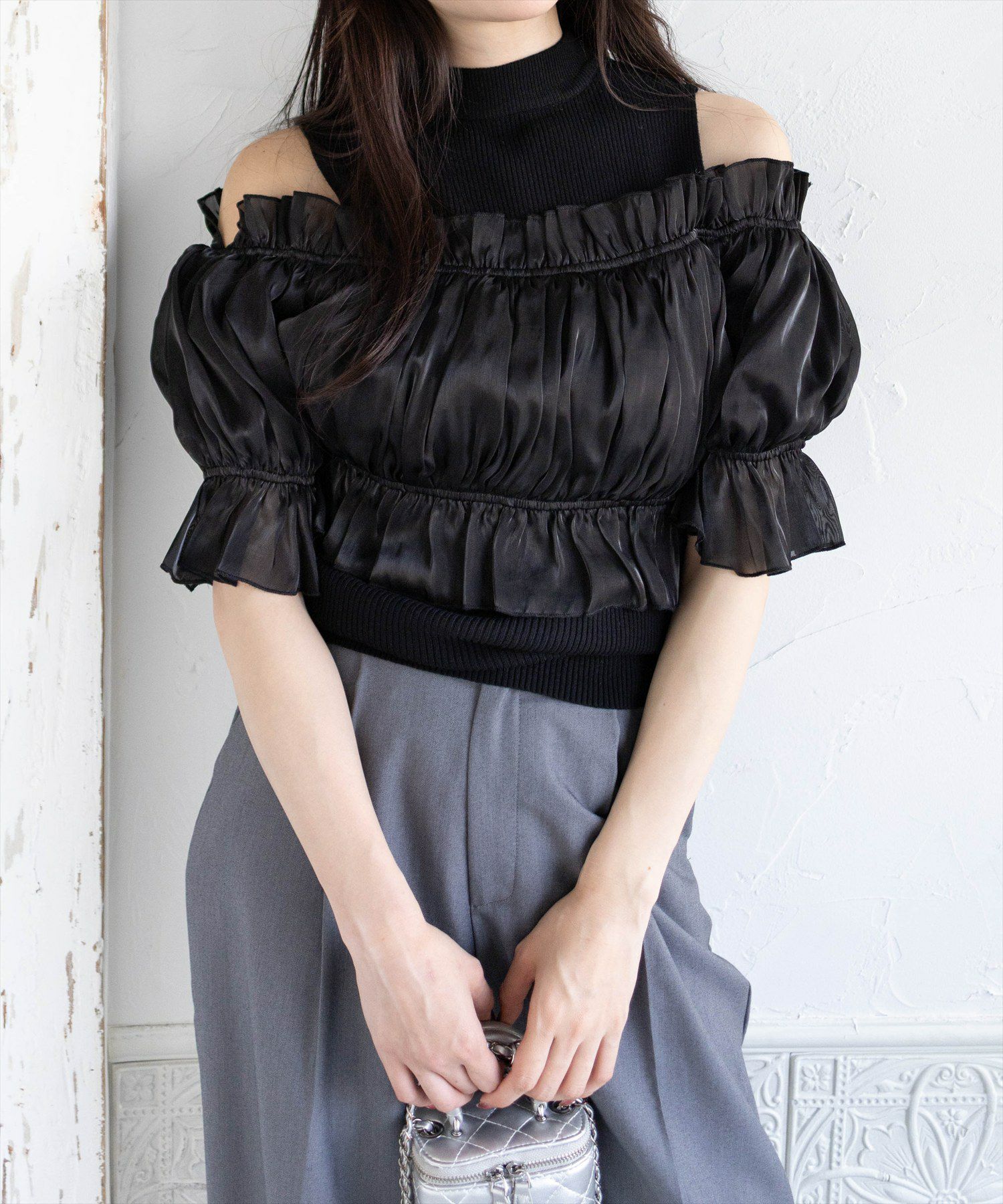 165cm/ブラック着用