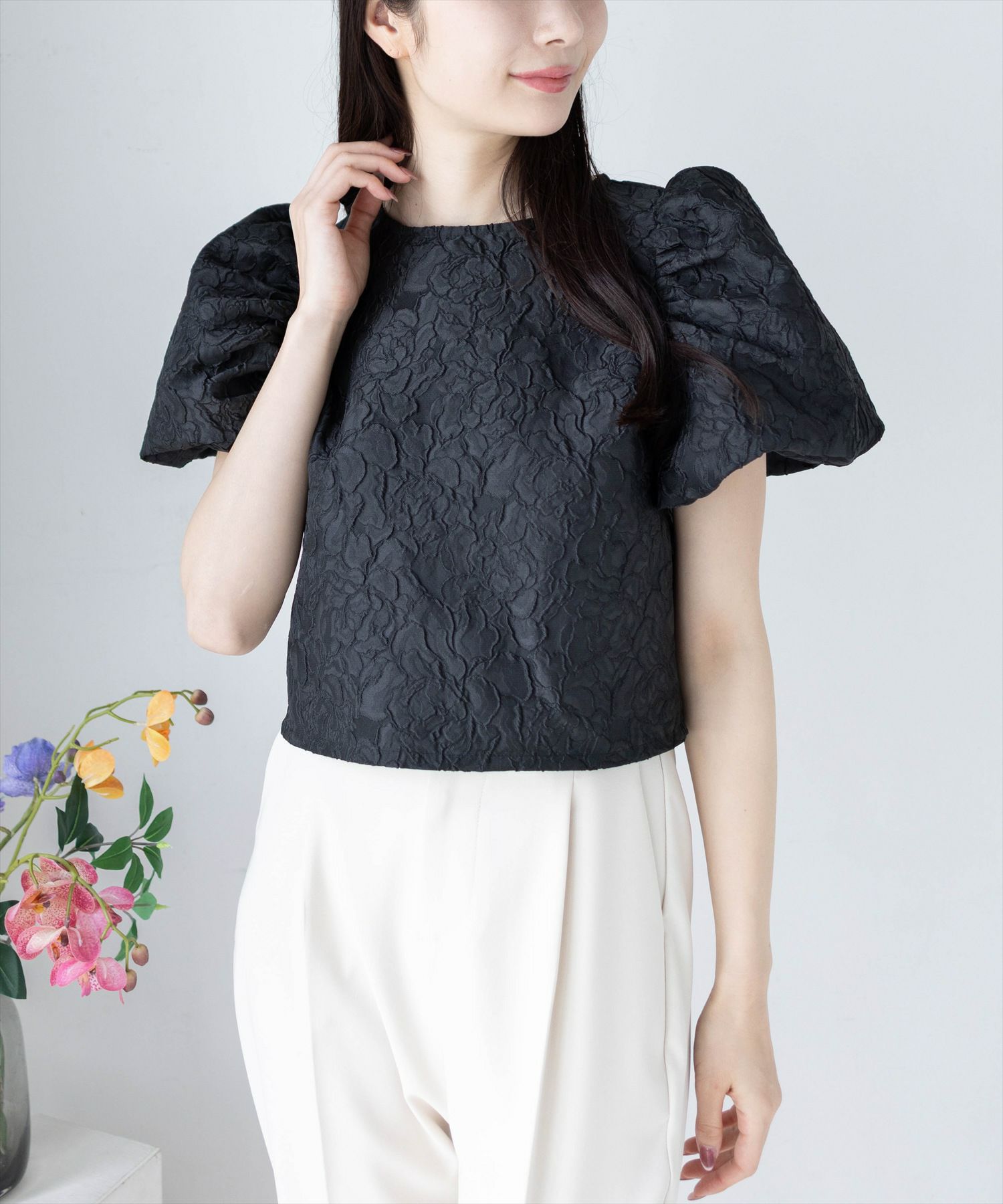 165cm/ブラック着用