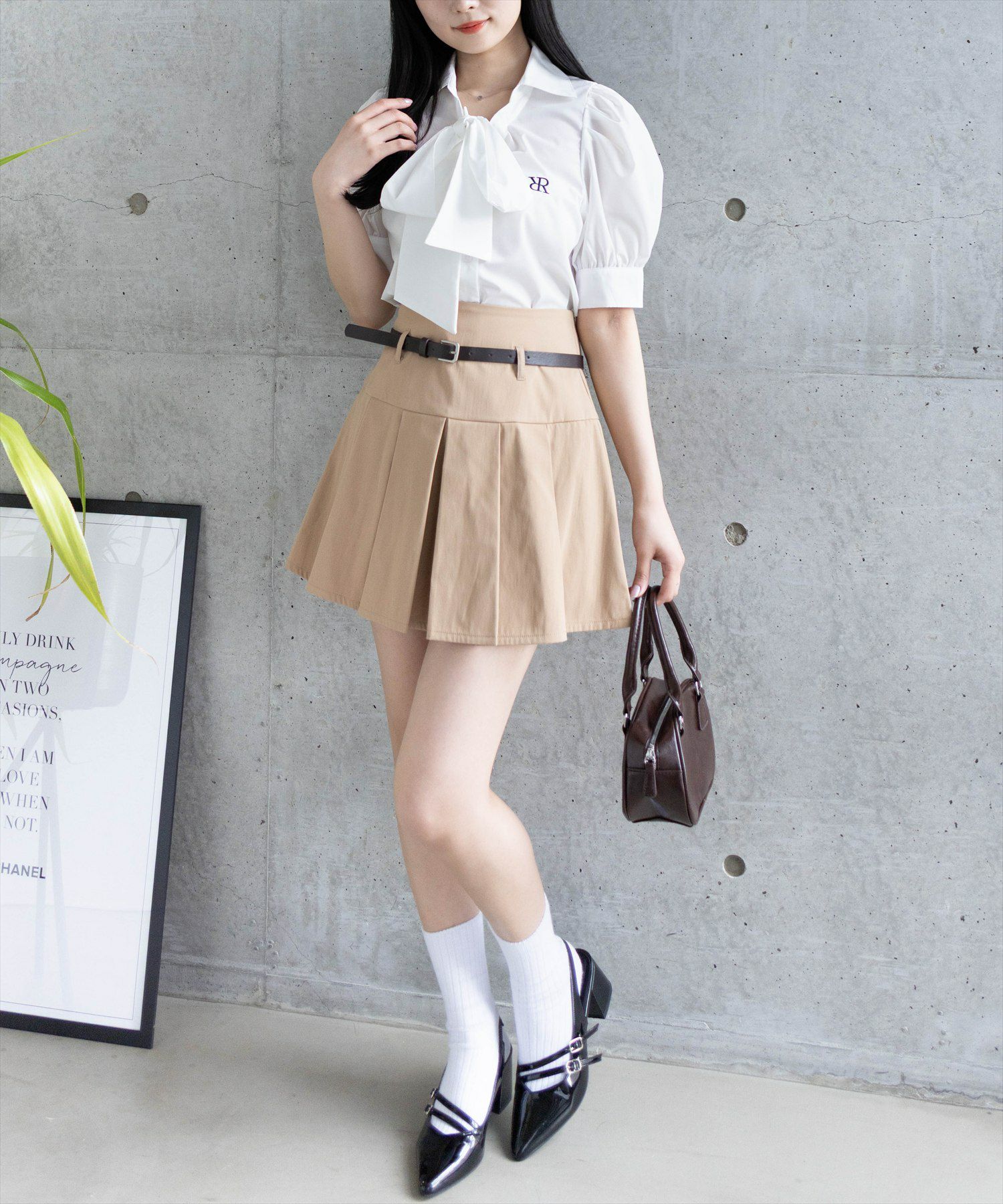 162cm/オフホワイト着用