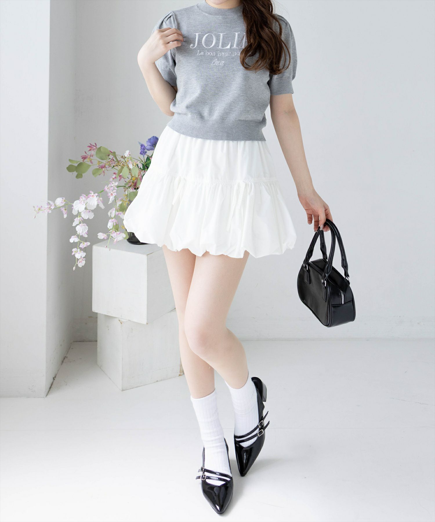 160cm/グレー着用