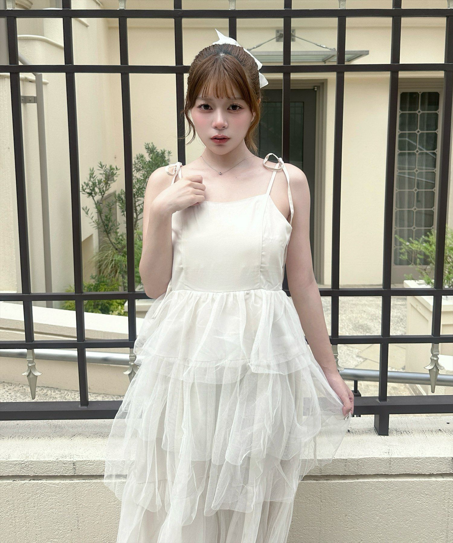 clear レースアップキャミワンピース[CL9292] | レディース