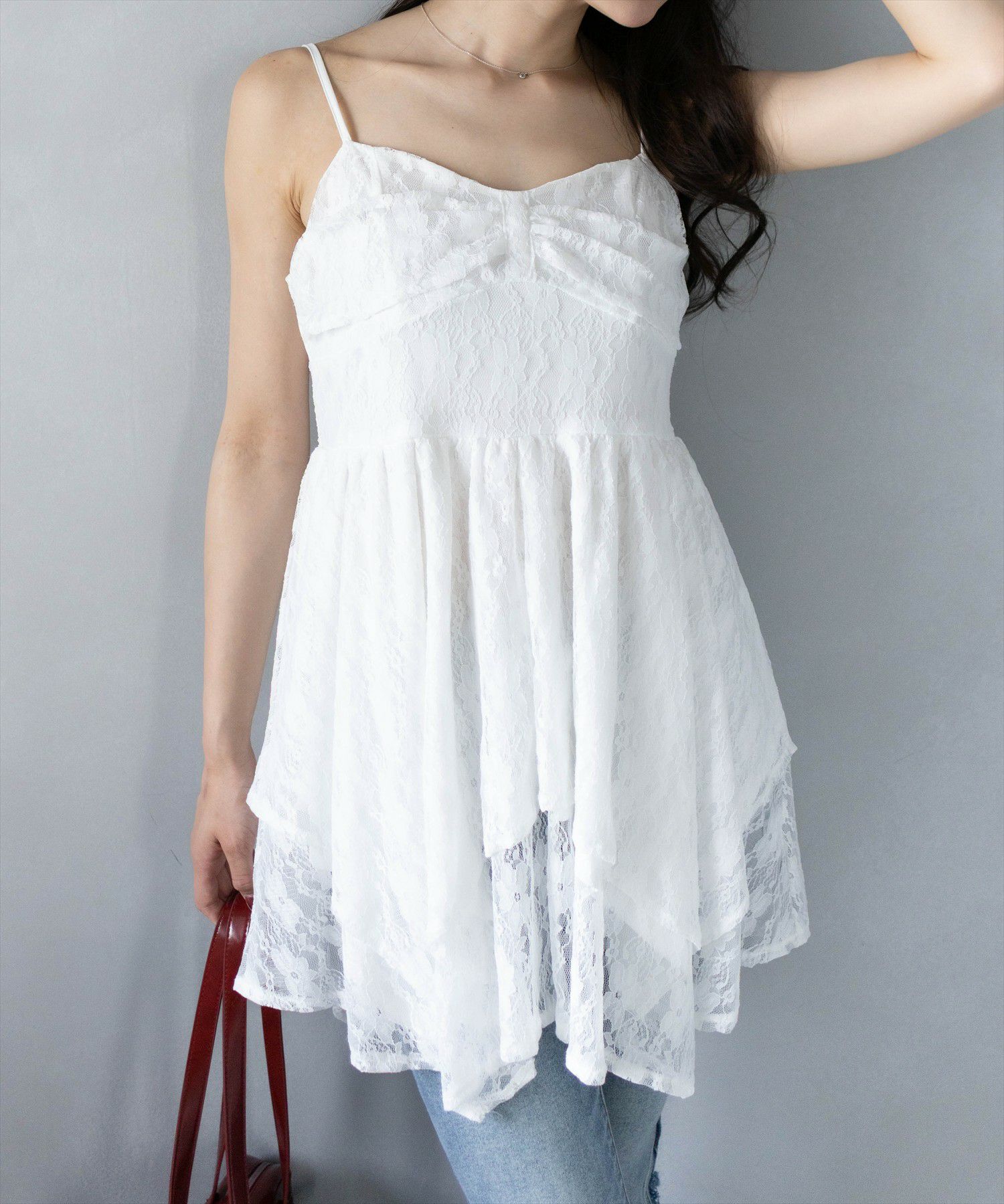 165cm/オフホワイト着用