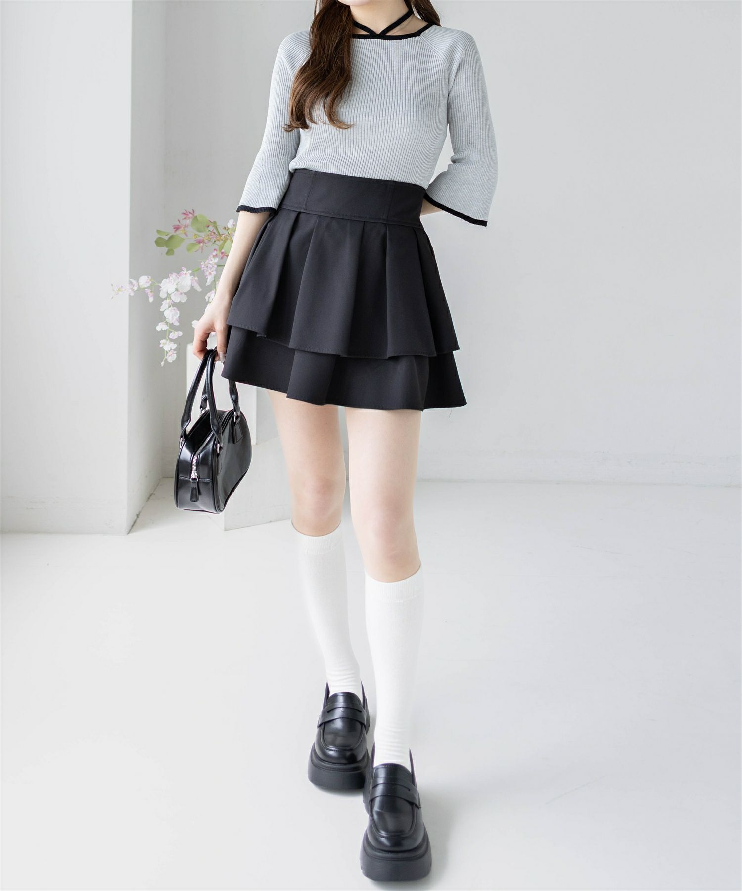 160cm/グレー着用