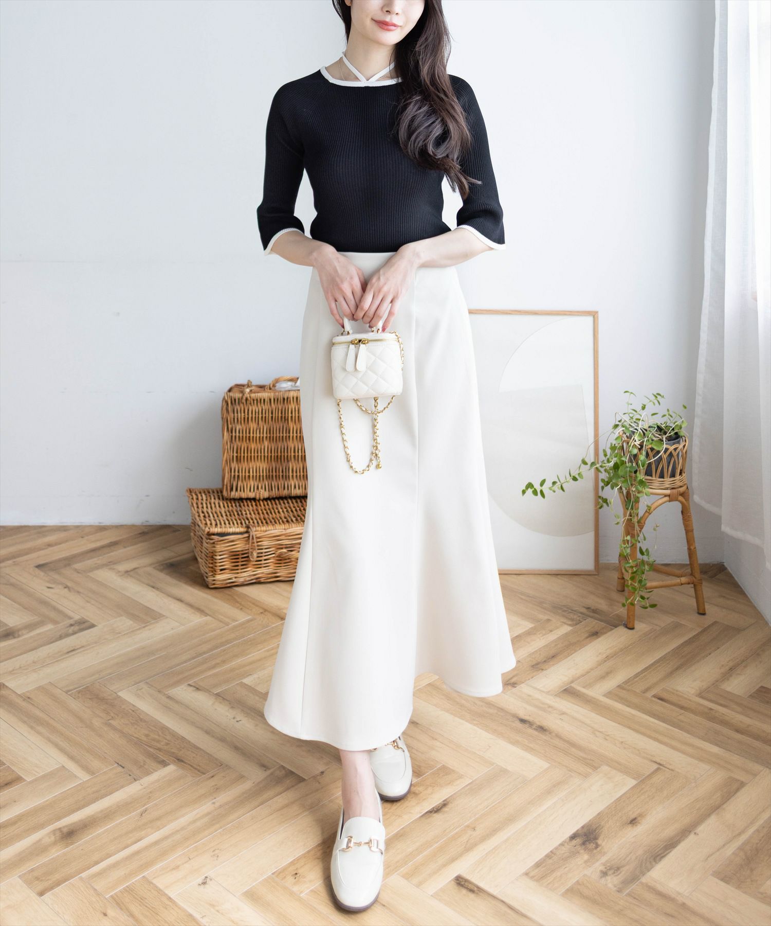 165cm/ブラック着用