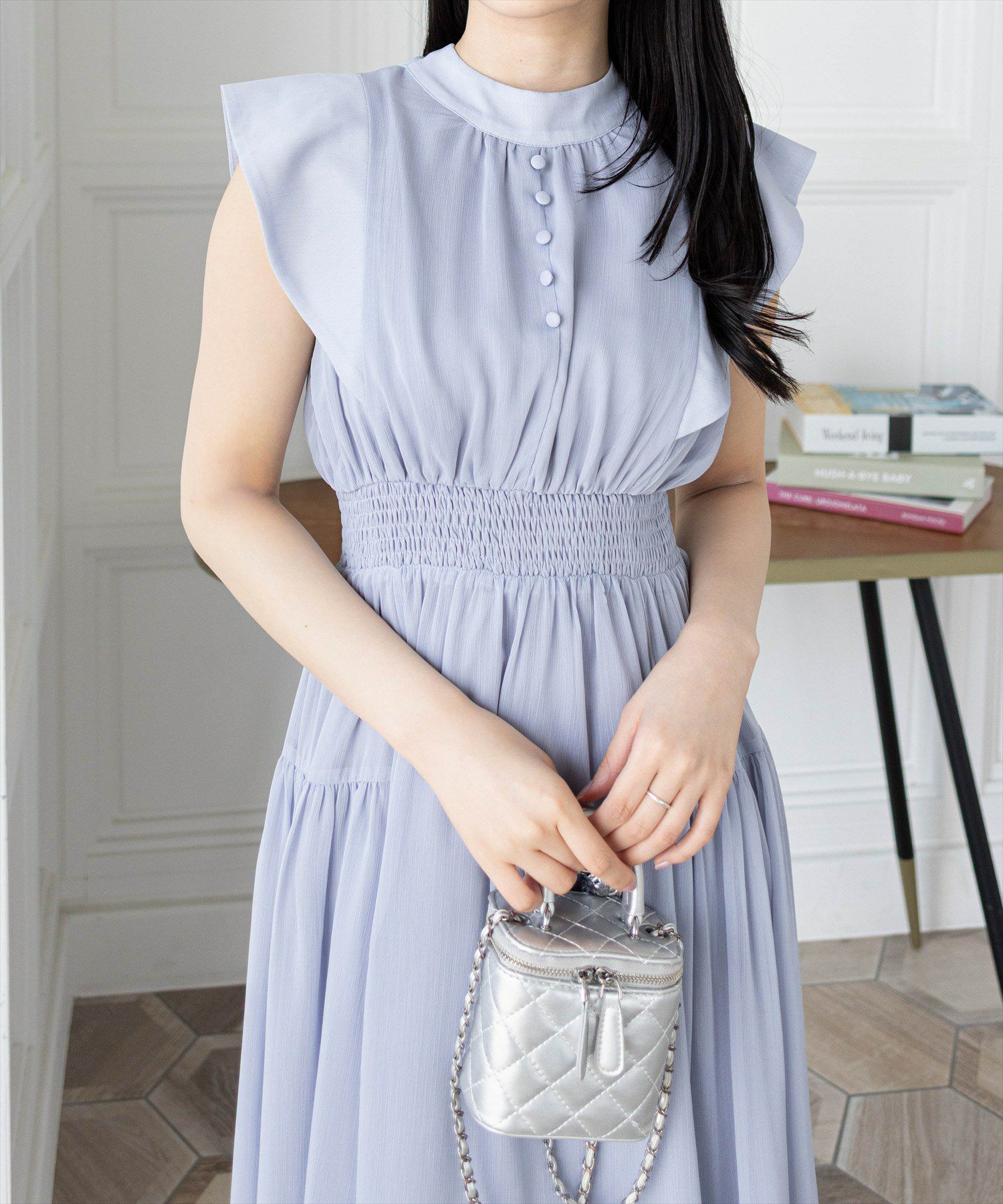 162cm/ブルーグレー着用