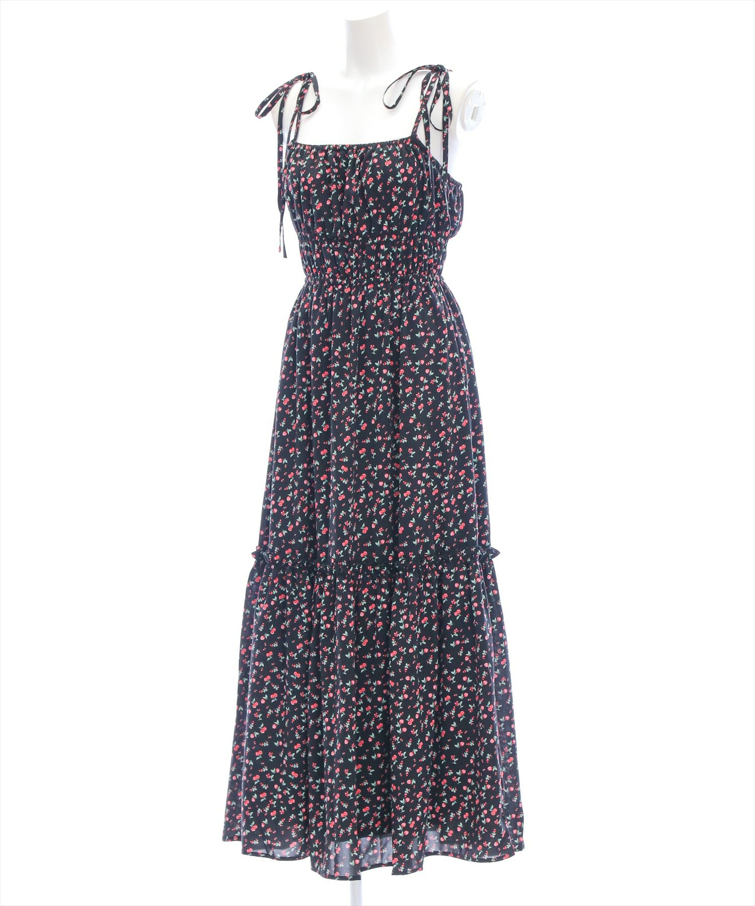 clear 肩リボン花柄キャミワンピース[CL9300] | レディース