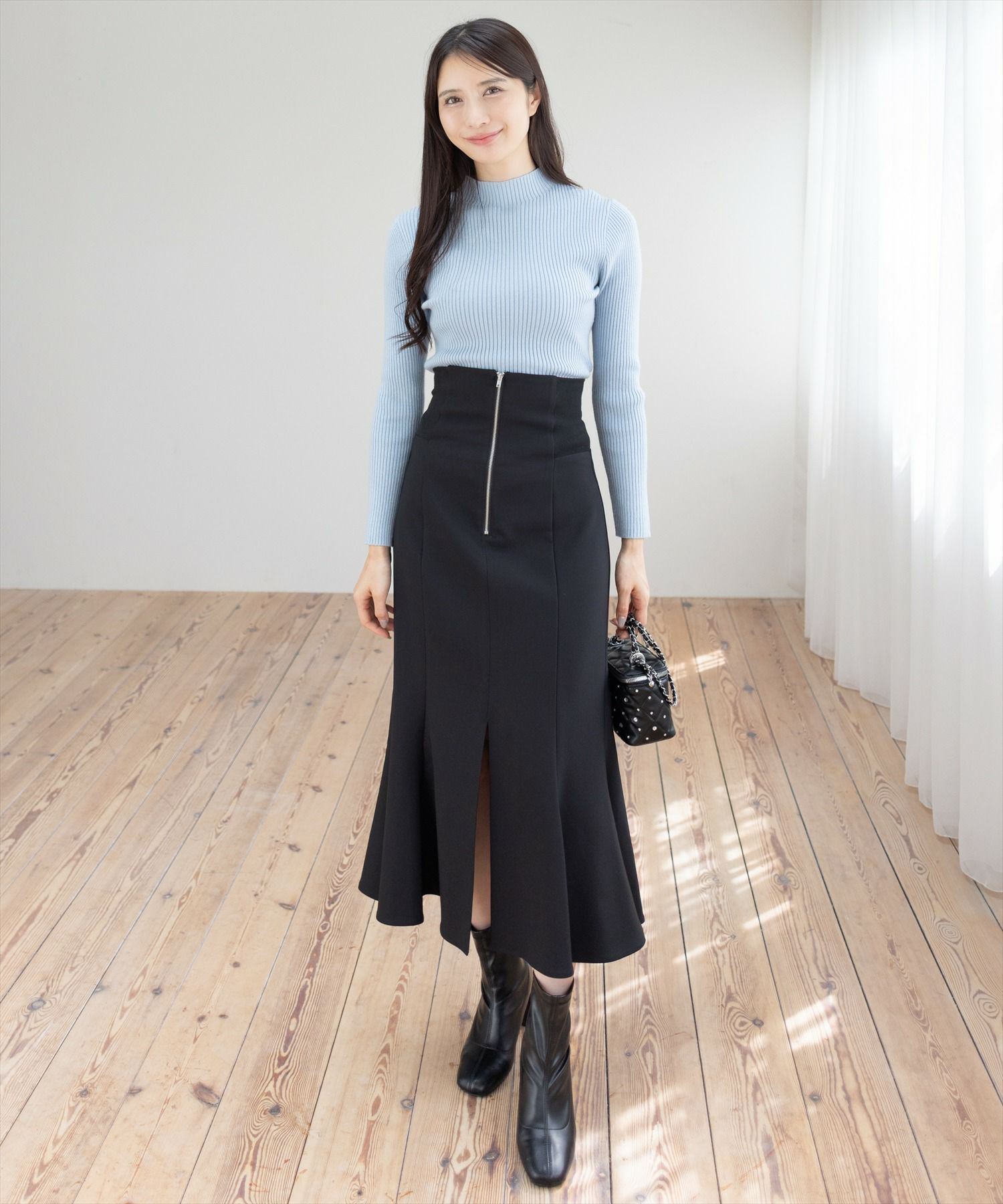 165cm/ブラック着用