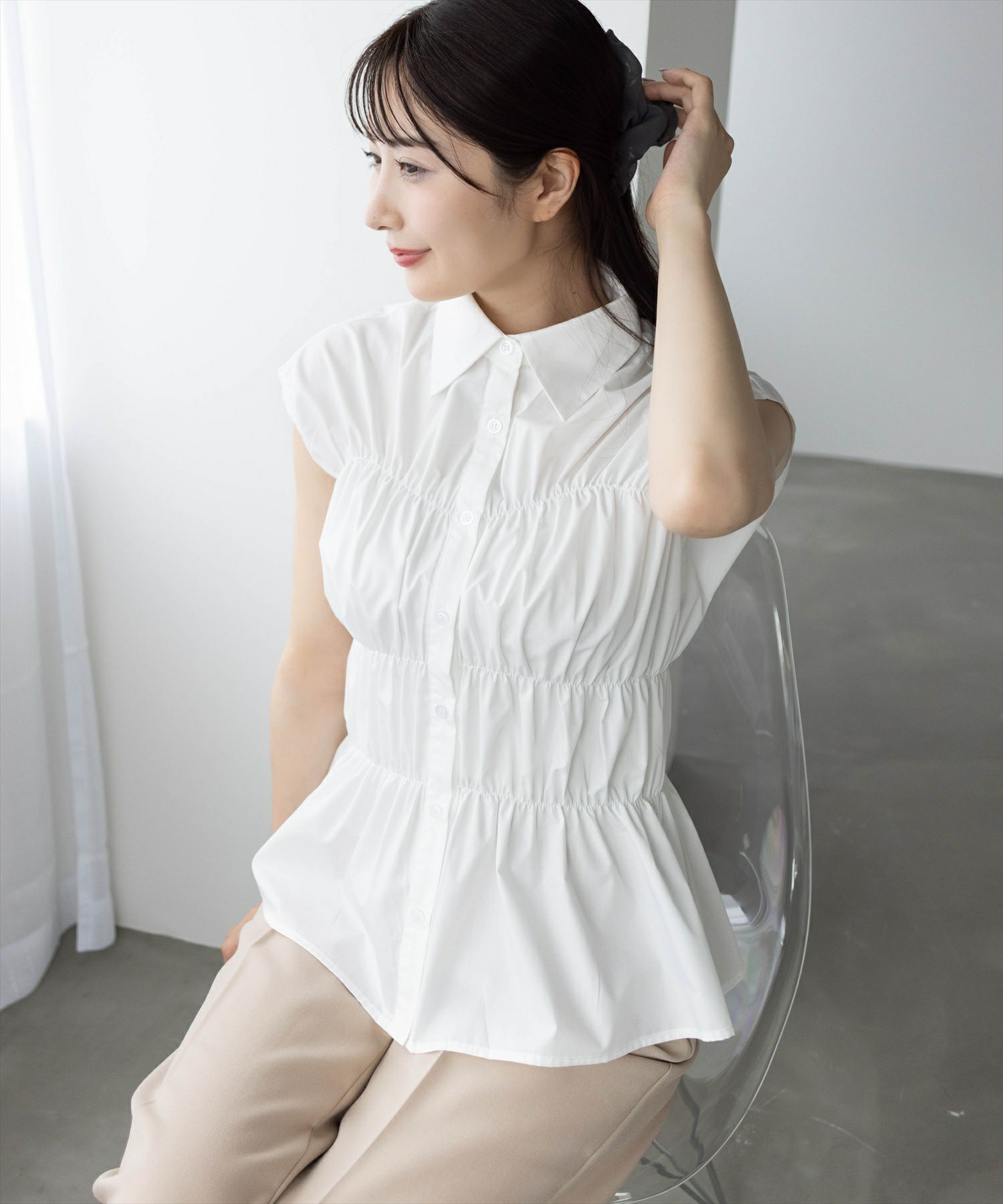 165cm/オフホワイト