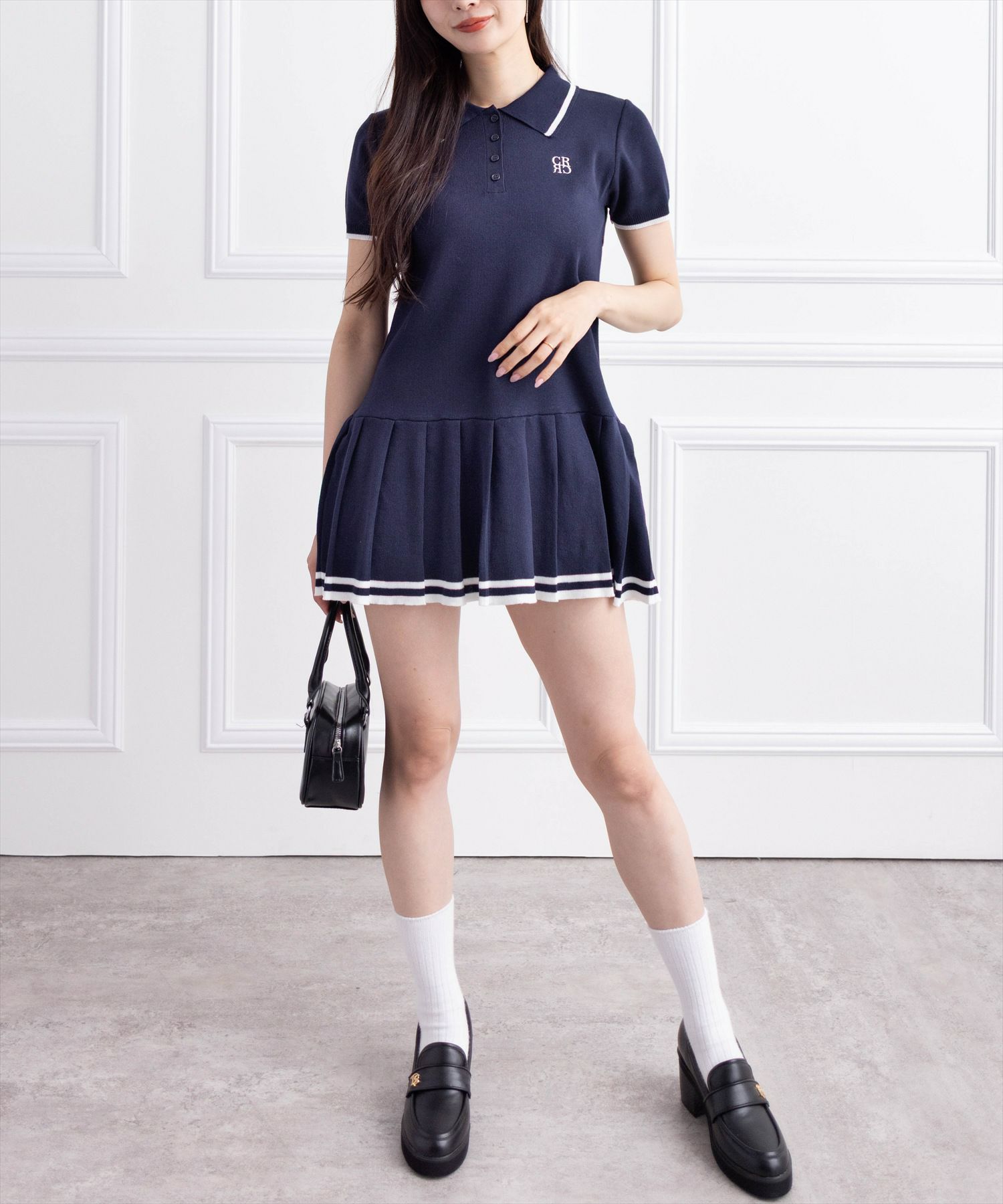 165cm/ネイビー着用
