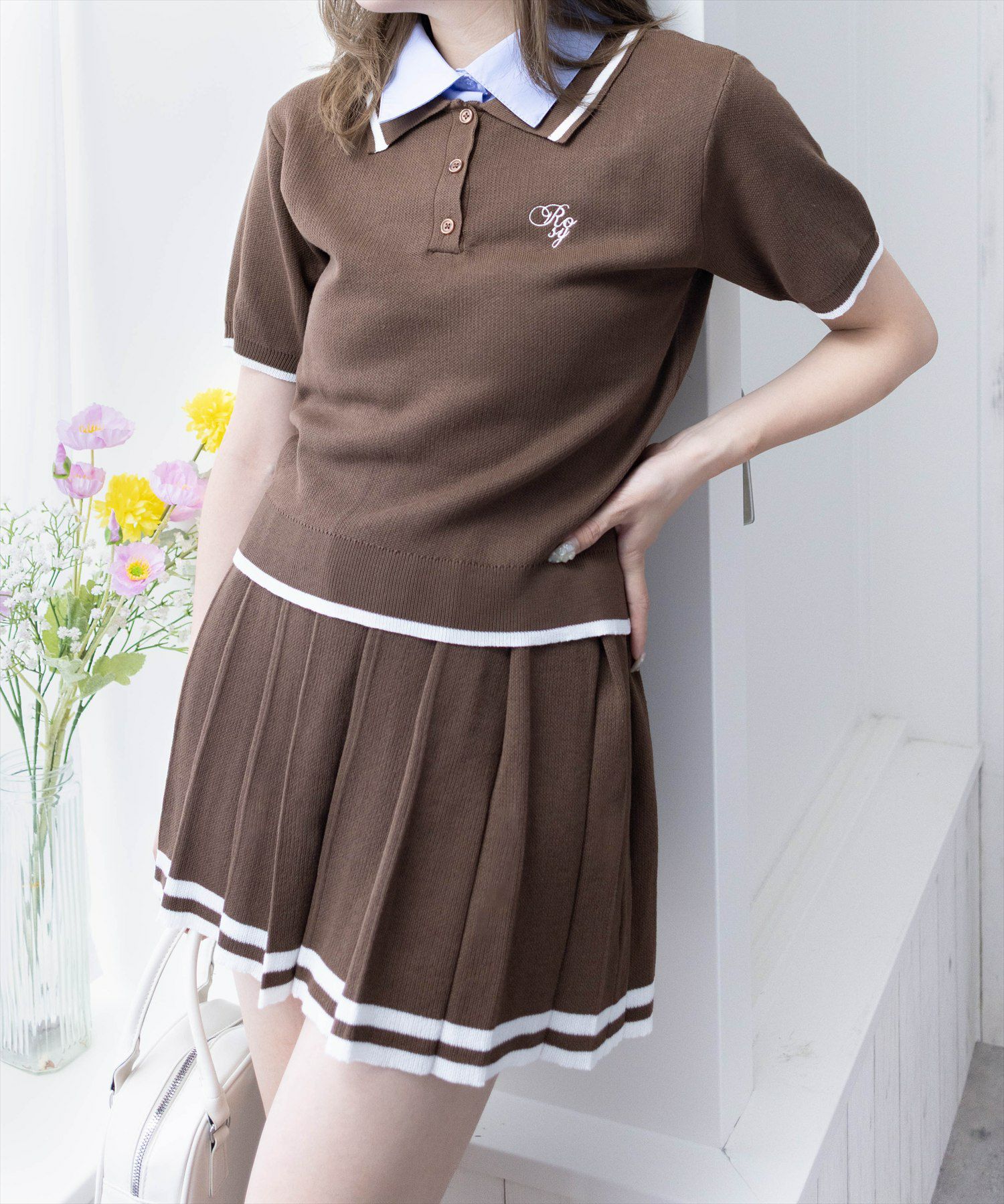 160cm/ブラウン着用