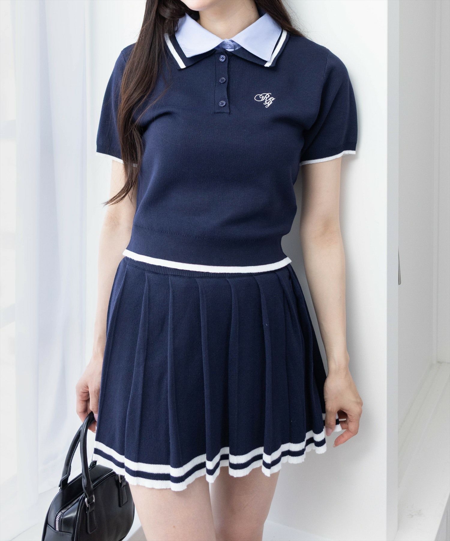 165cm/ネイビー着用