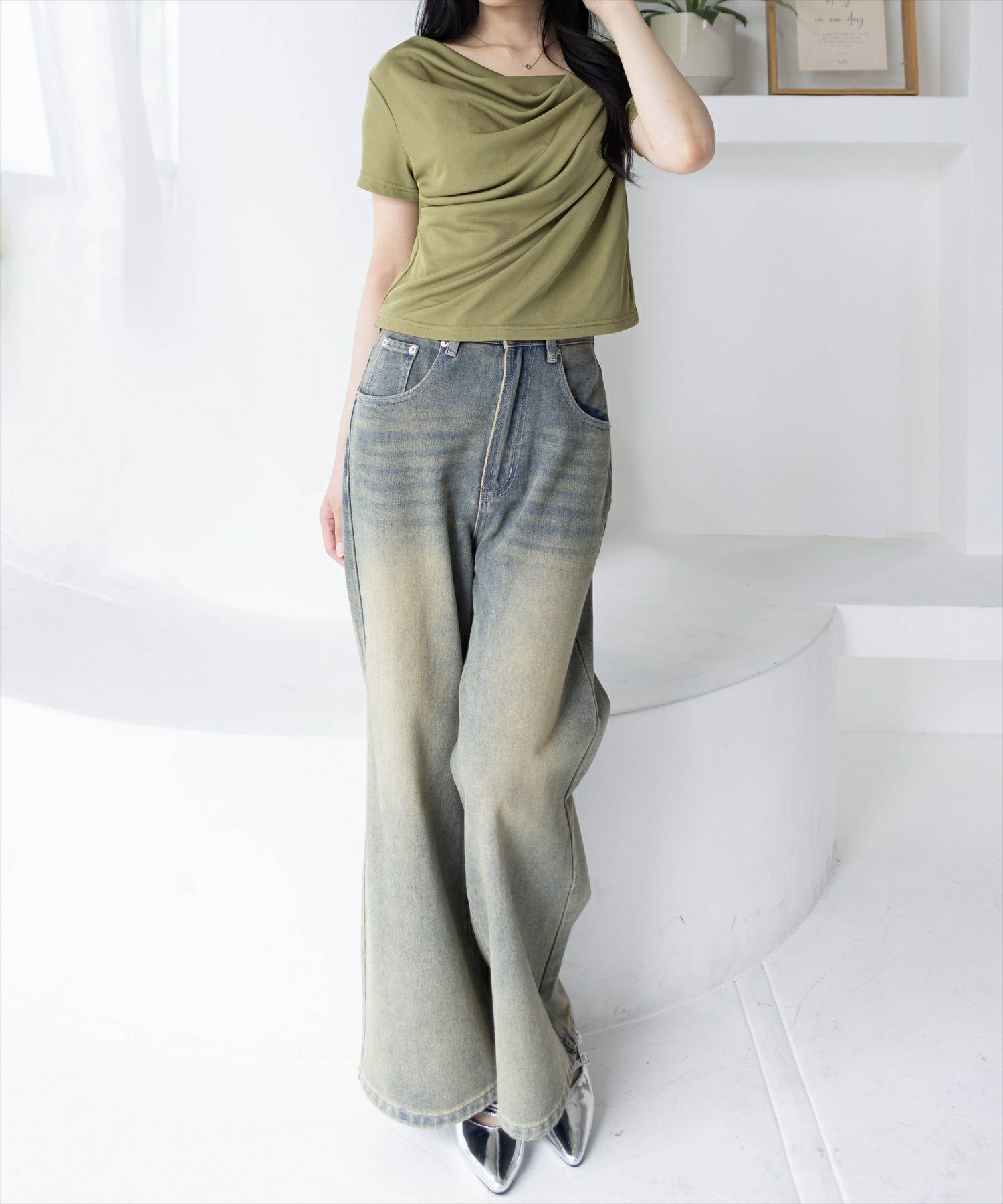 162cm/ブルー2着用