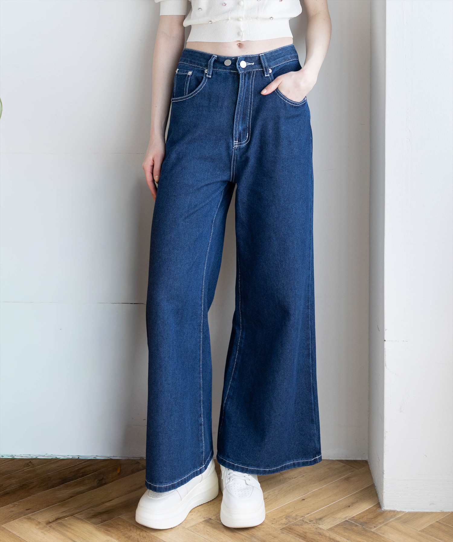165cm/ブルー2 M着用