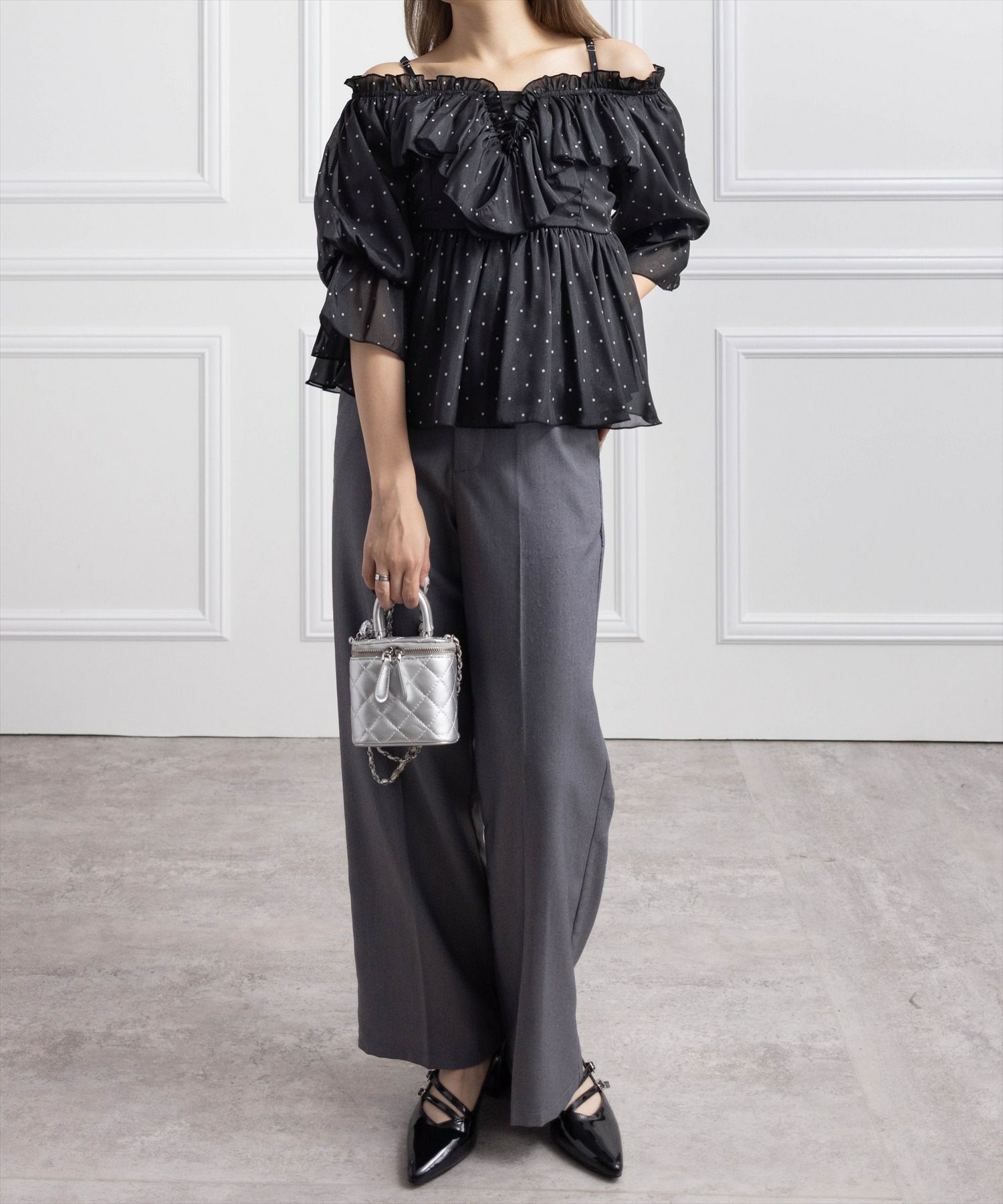 160㎝/ブラックドット