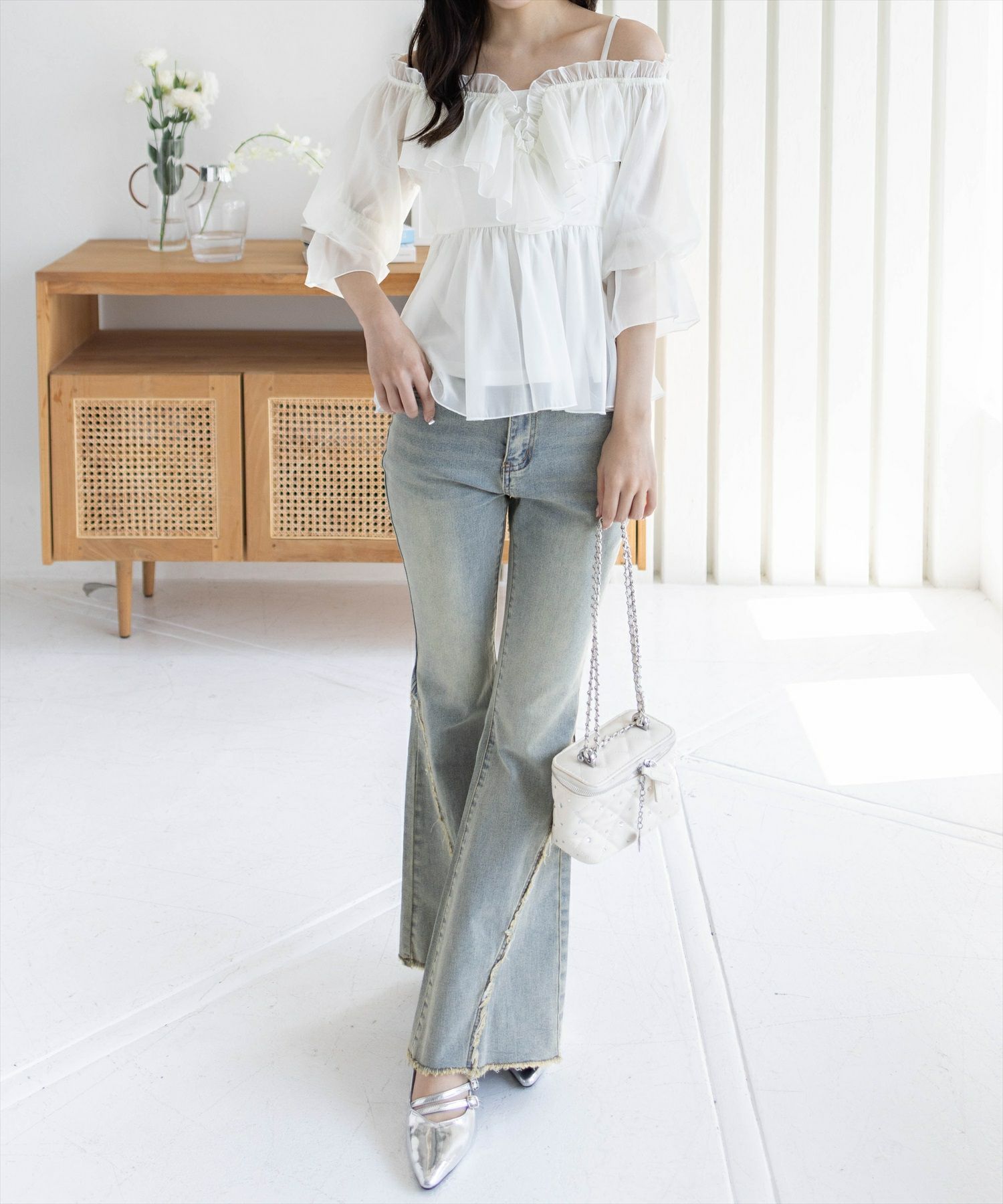 162㎝/アイボリードット