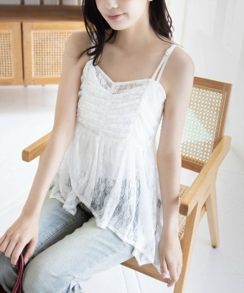 【最終値下げ】【新品】CLANE ホワイト レース ロングビスチェ ティカ Tika ハロウィン コスプレ レースビスチェセットアップCute