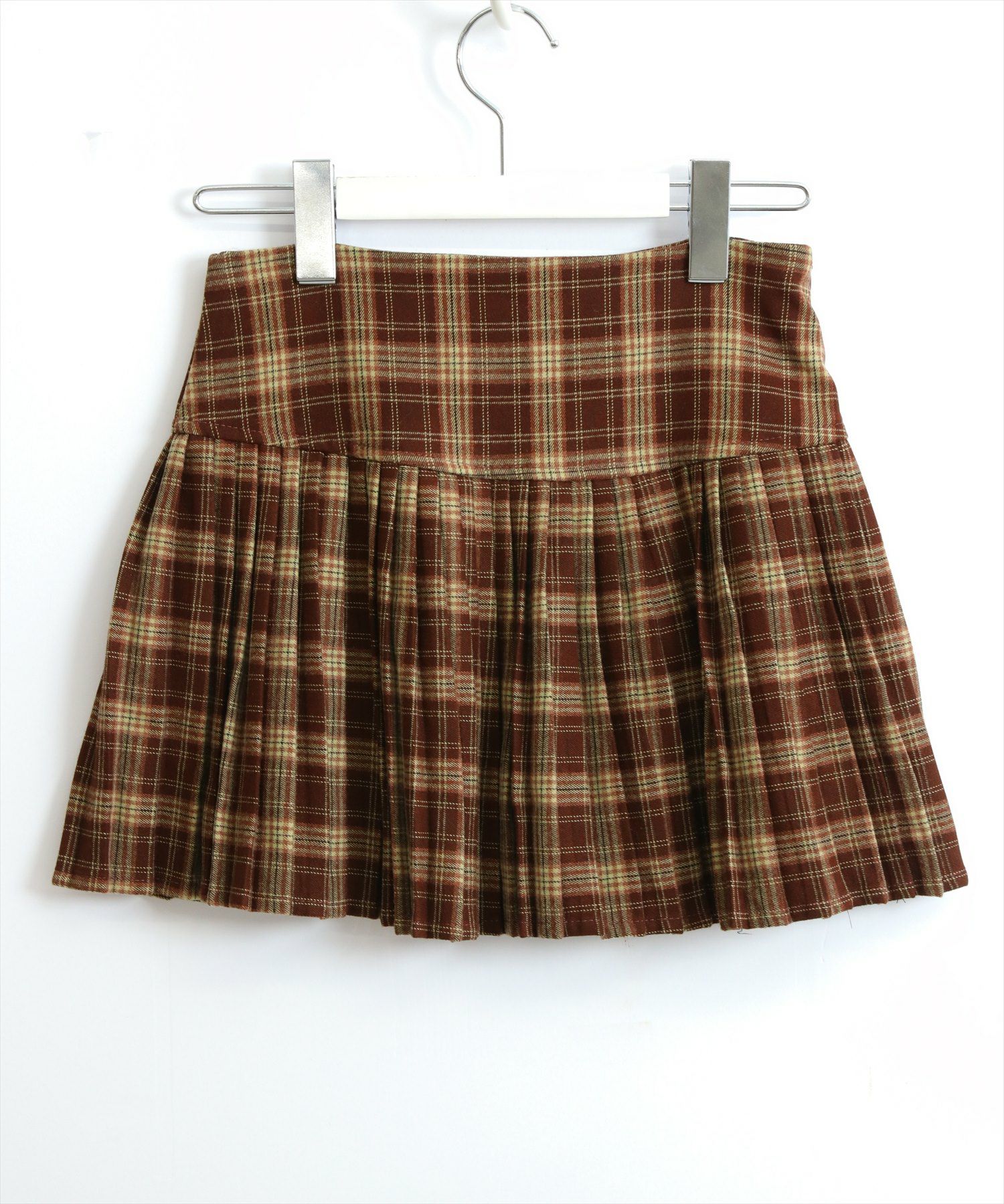 STAY MOTION≪WEB限定/AW新作≫インパン付きチェック柄プリーツミニ