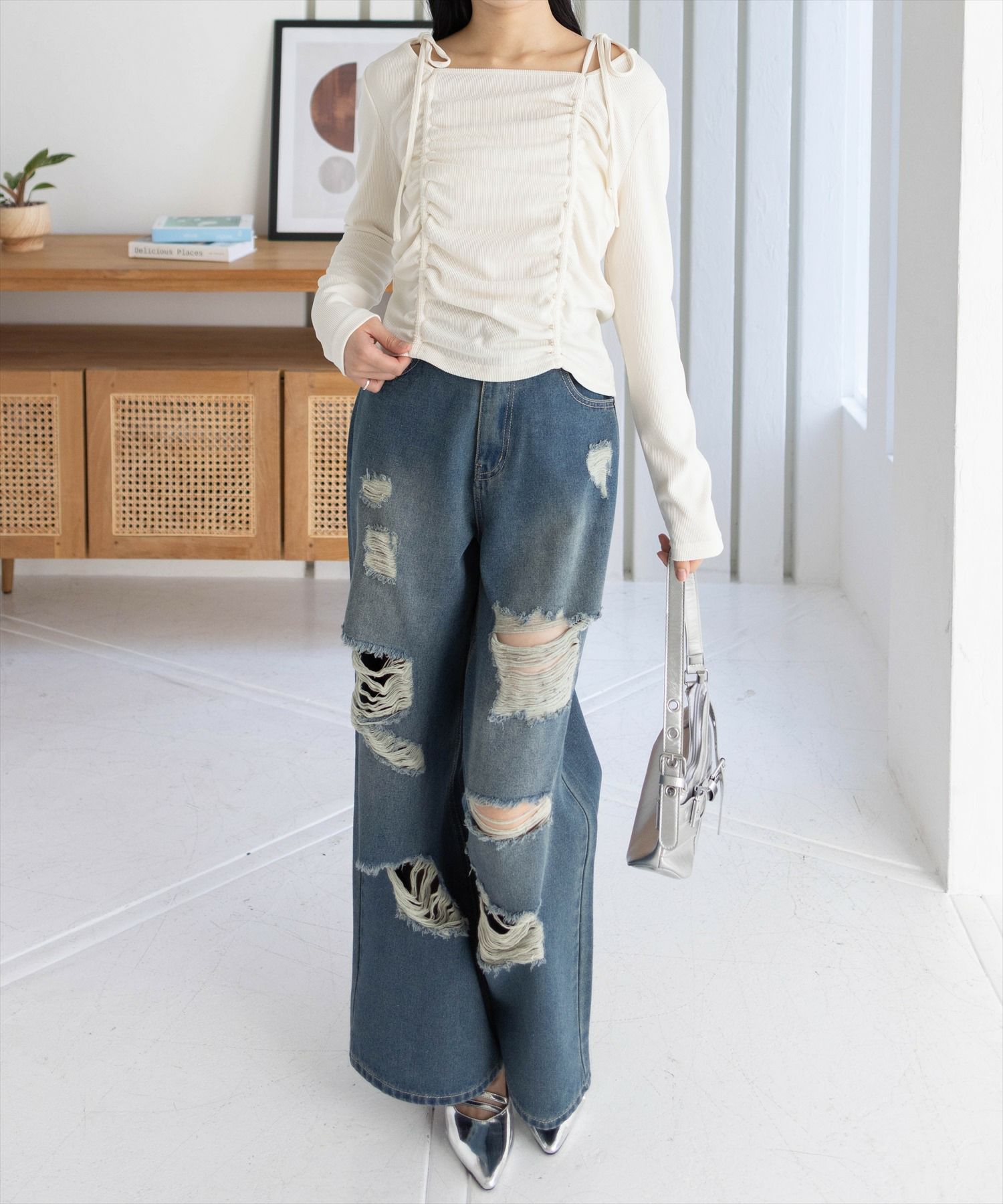 162㎝/アイボリー