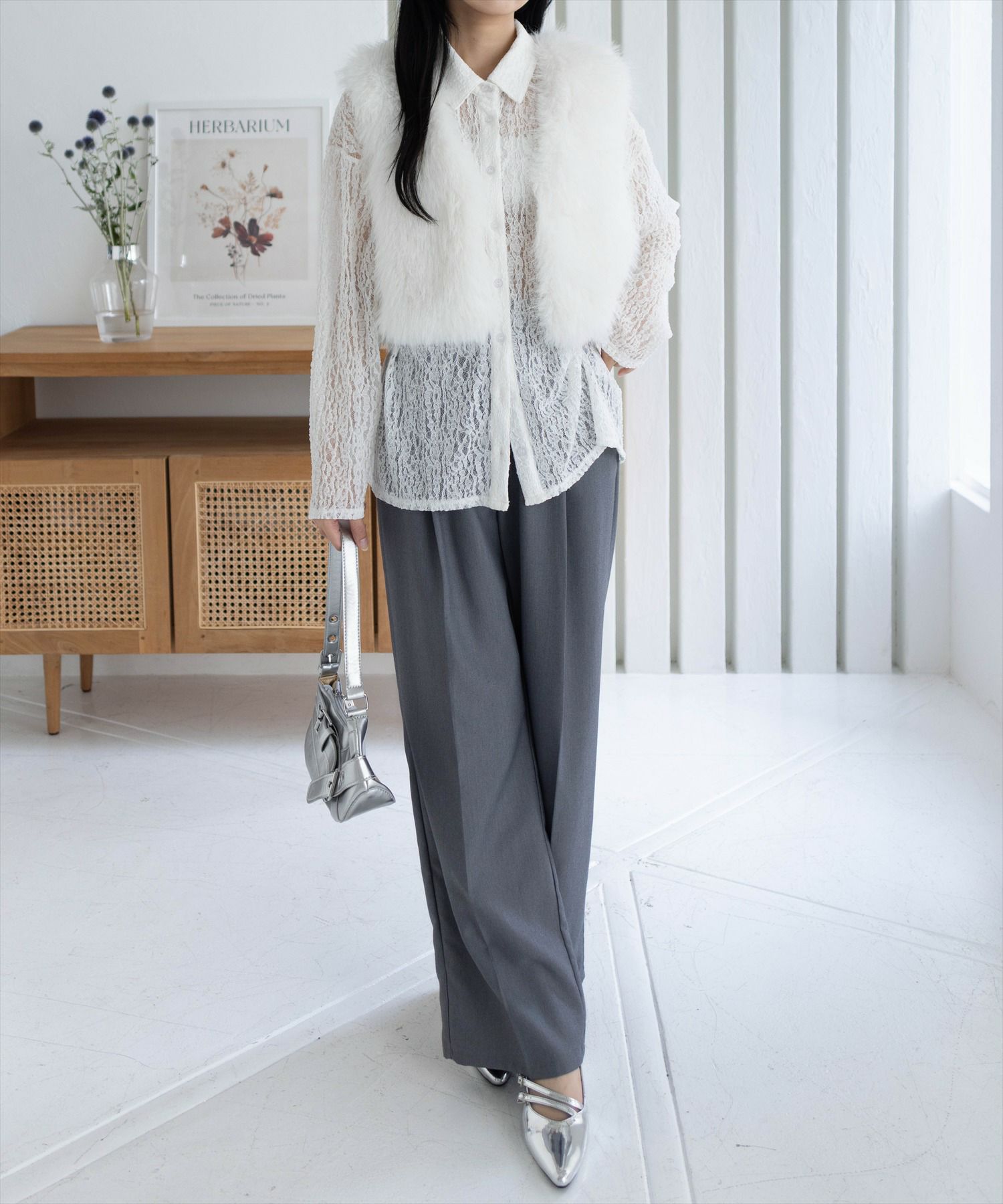 162cm/オフホワイト