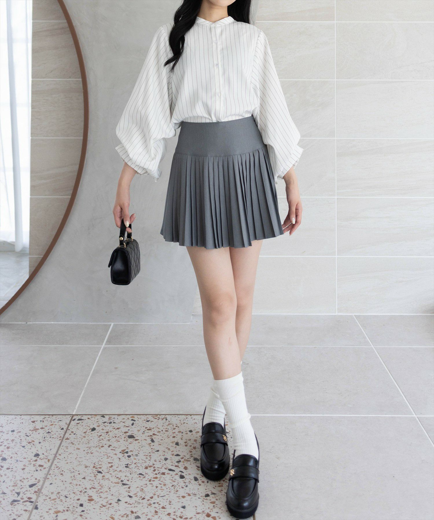 162cm/オフホワイト着用