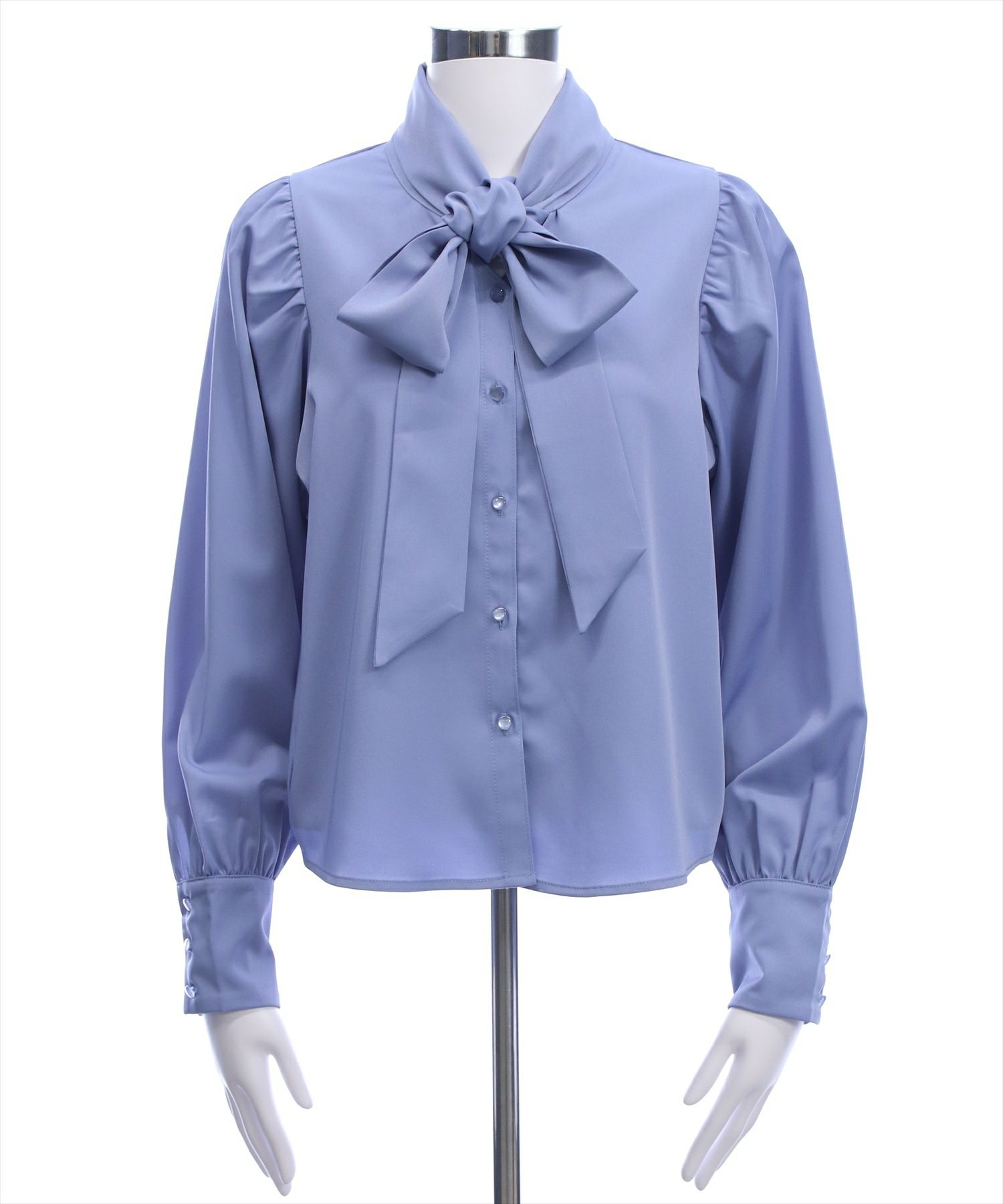 CLEAR BASIC≪AW新作≫ボウタイリボン長袖ブラウス[CL9416