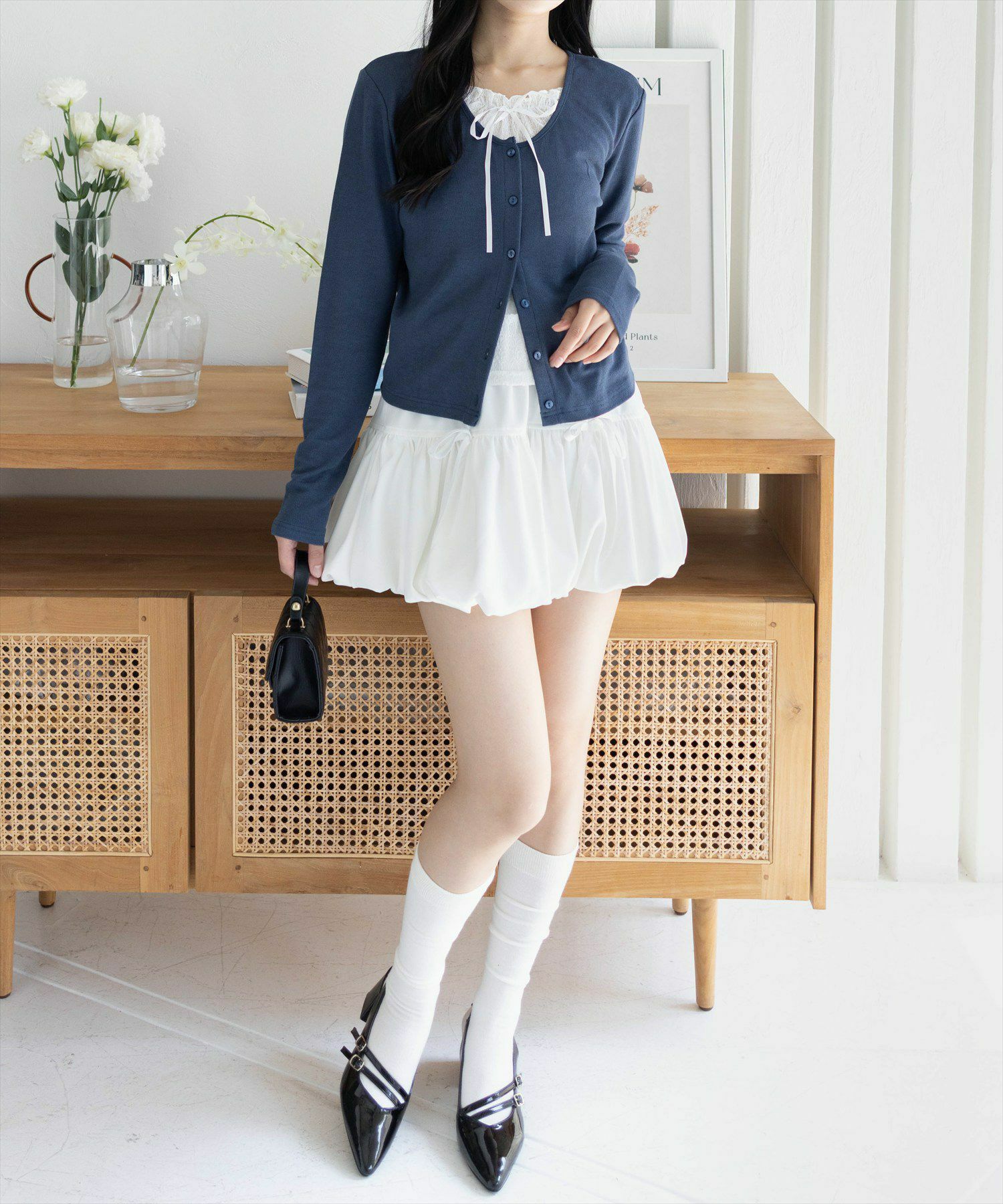 162cm/ブラウン着用